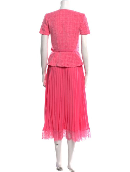 Self-Portrait Square Neckline Knee-Length Dress