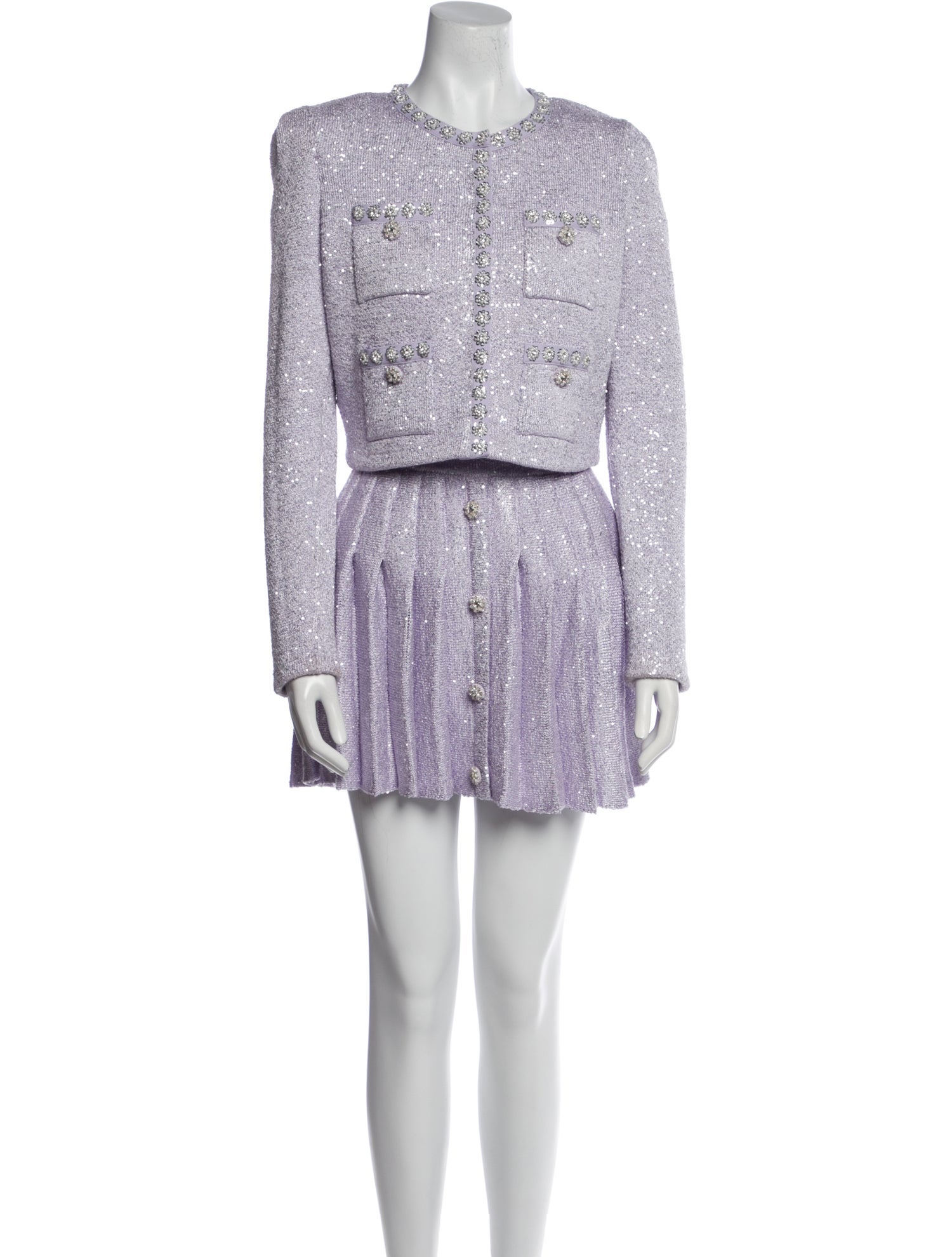 Self-Portrait Printed Skirt Set