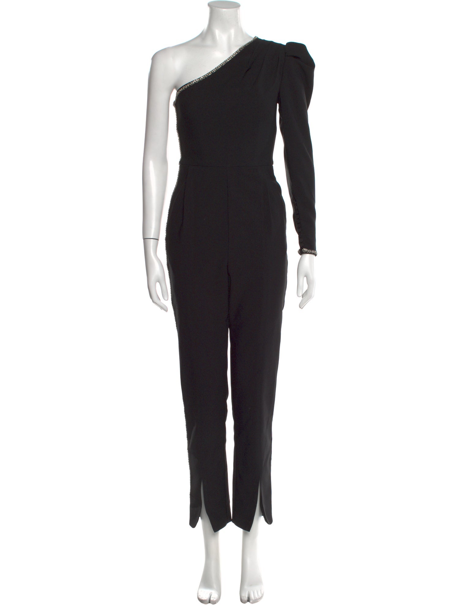 Self-Portrait One-Shoulder Jumpsuit