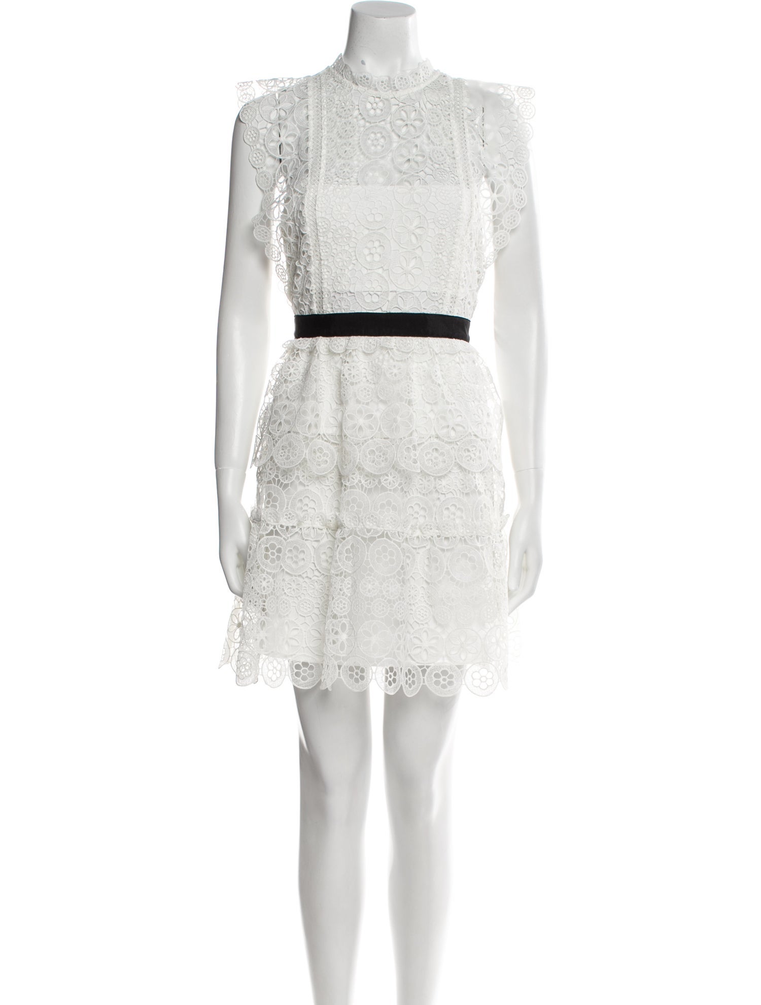 Self-Portrait Lace Pattern Mini Dress w/ Tags