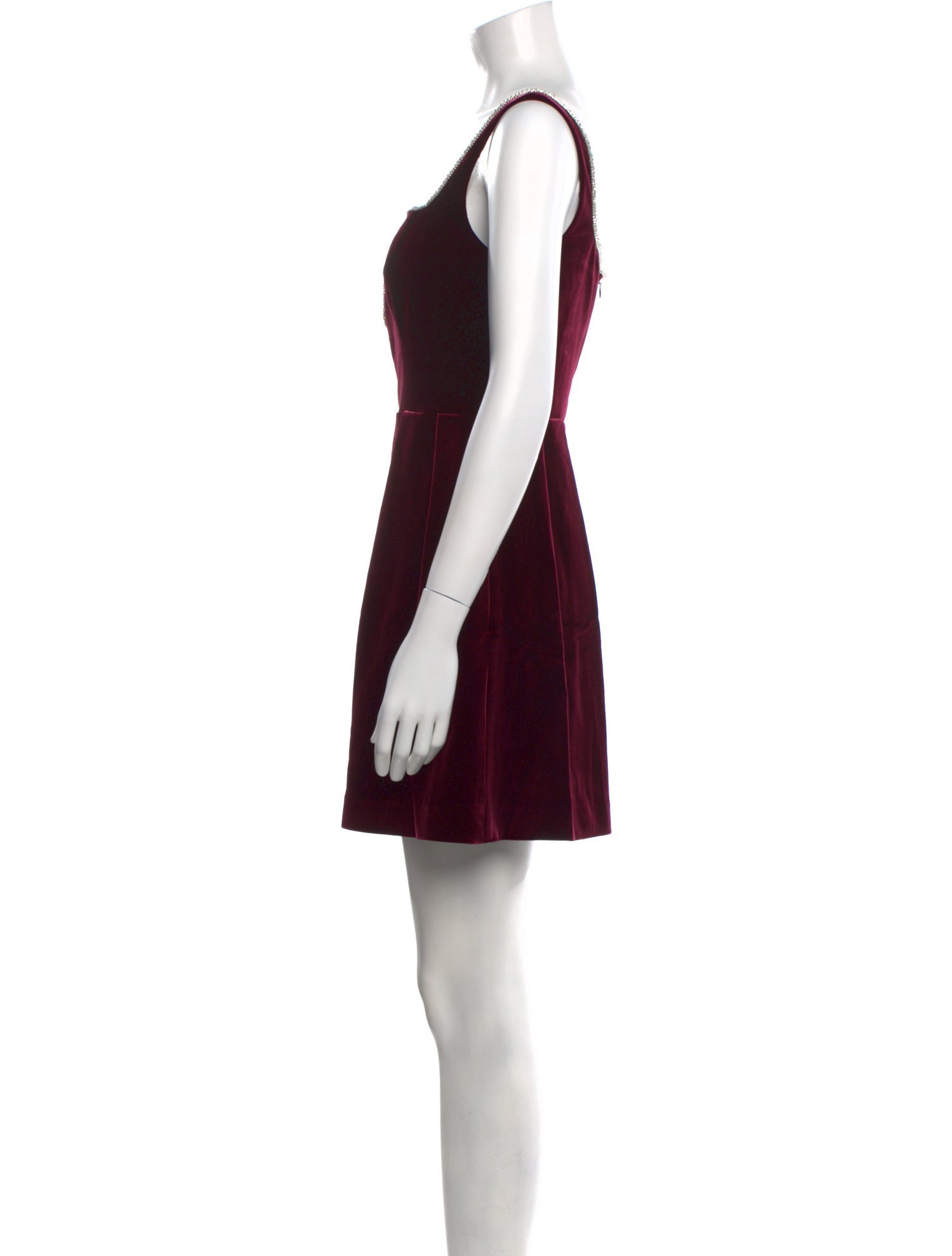 Self-Portrait Square Neckline Mini Dress