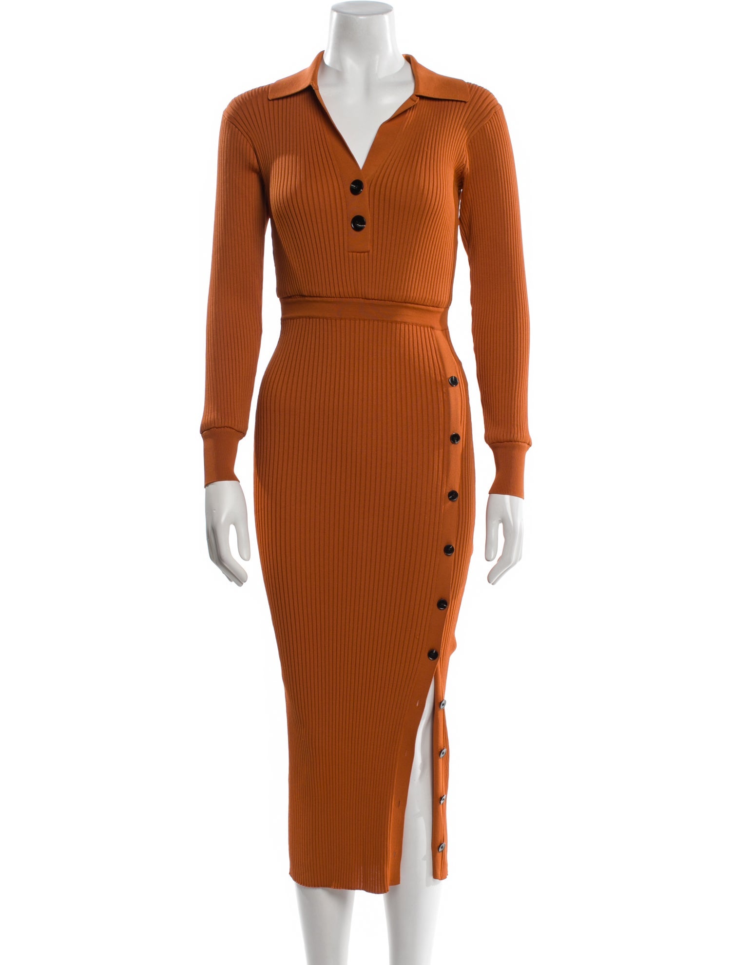 Self-Portrait V-Neck Long Dress