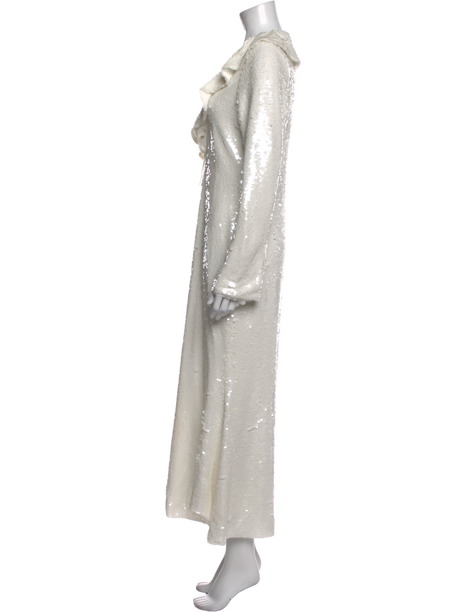 Self-Portrait V-Neck Long Dress