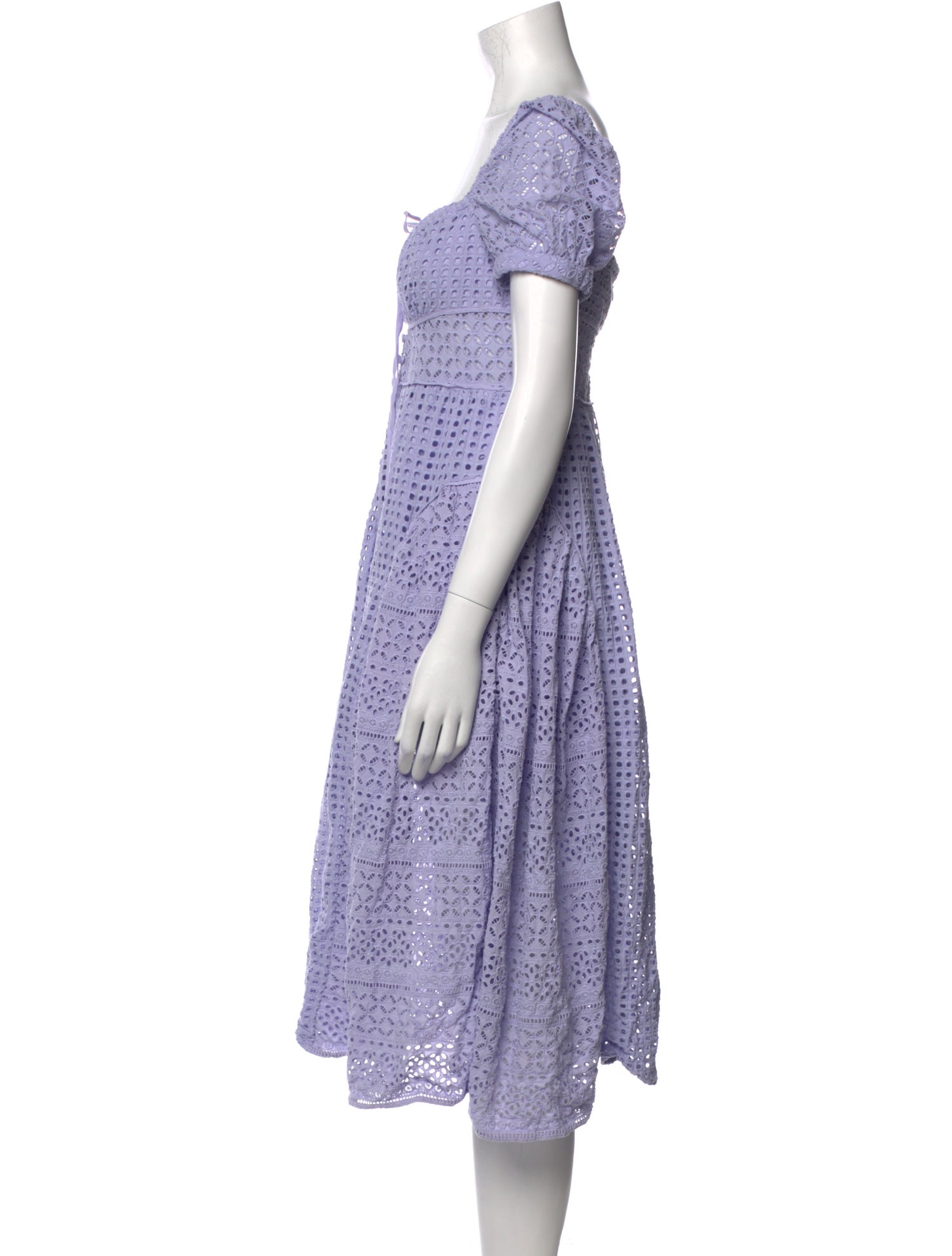 Self-Portrait Printed Midi Length Dress