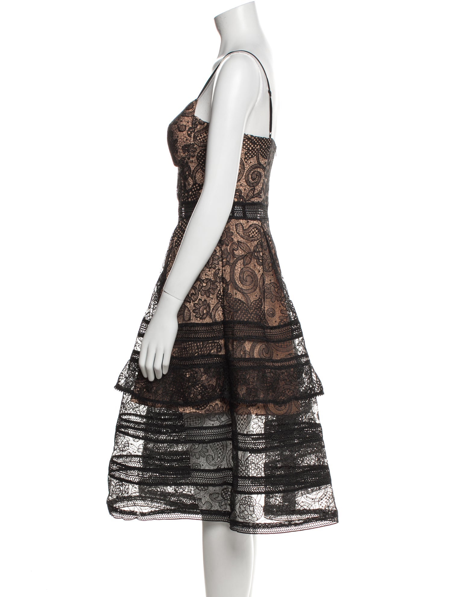 Self-Portrait Lace Knee-Length Dress