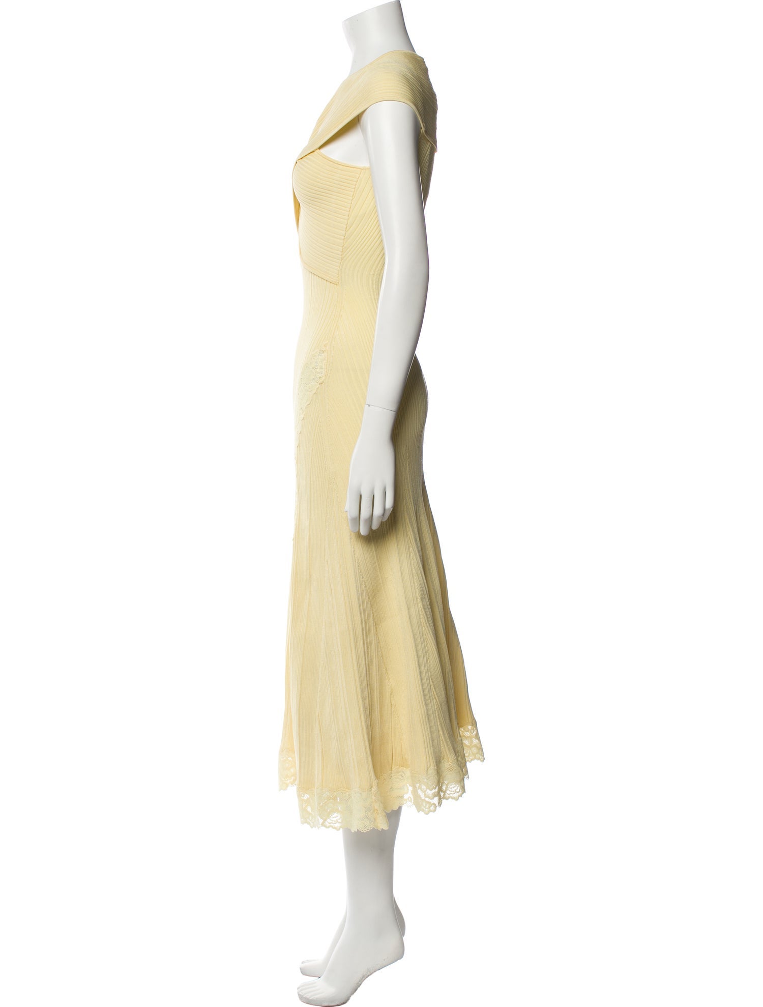 Self-Portrait V-Neck Midi Length Dress w/ Tags