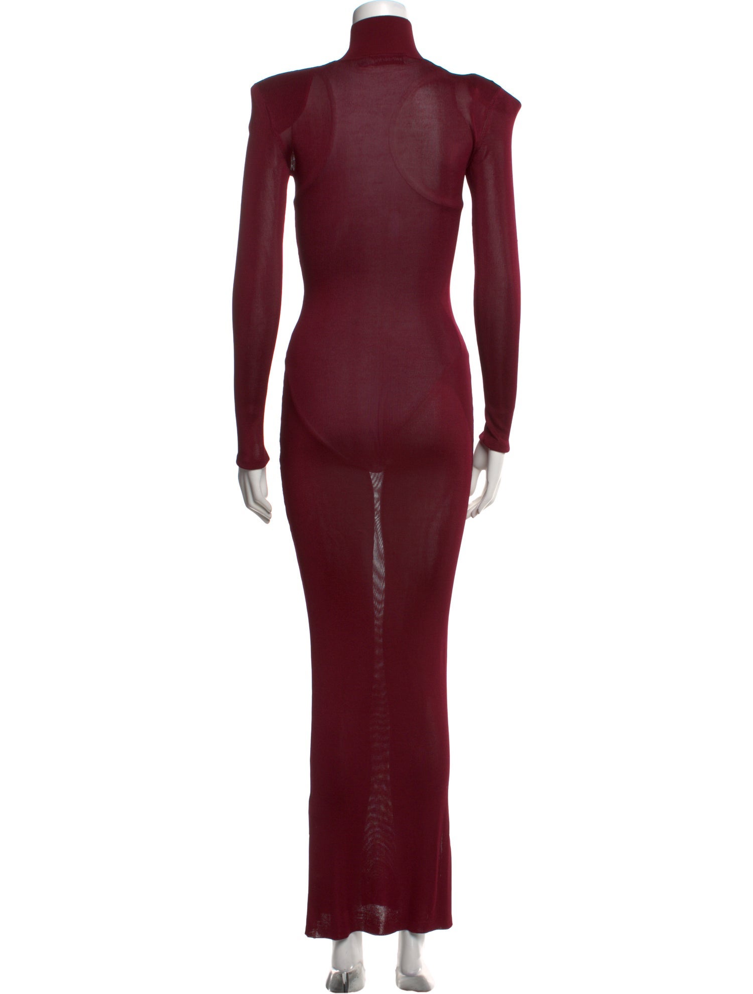 Self-Portrait Turtleneck Long Dress