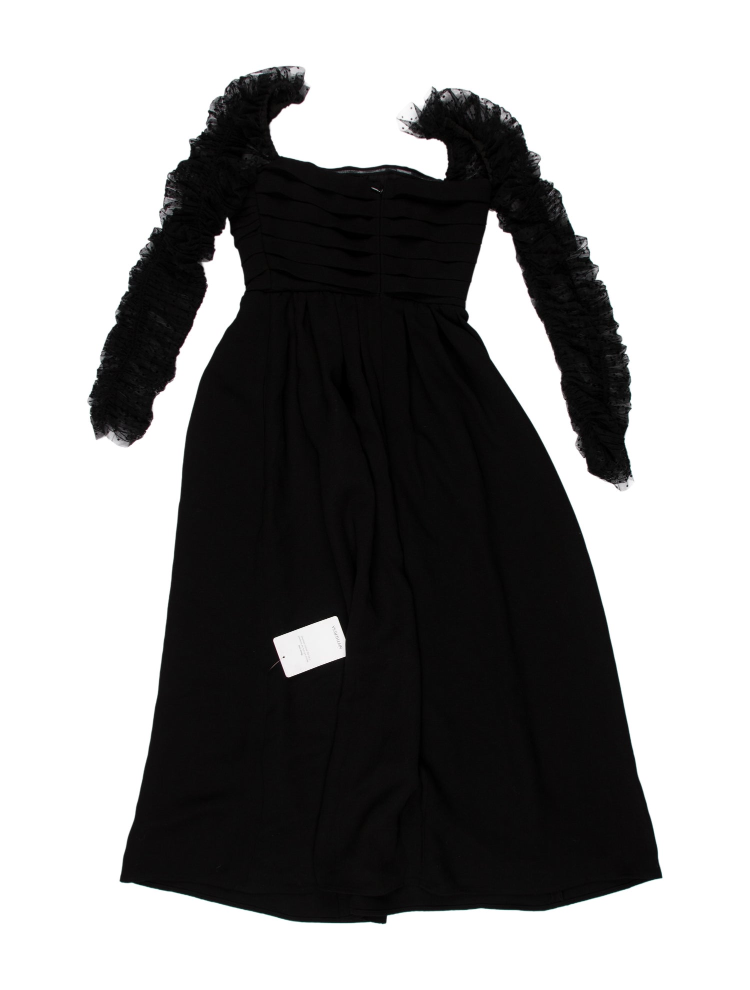 Self-Portrait Strapless Midi Length Dress