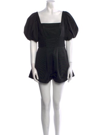 Self-Portrait Square Neckline Romper