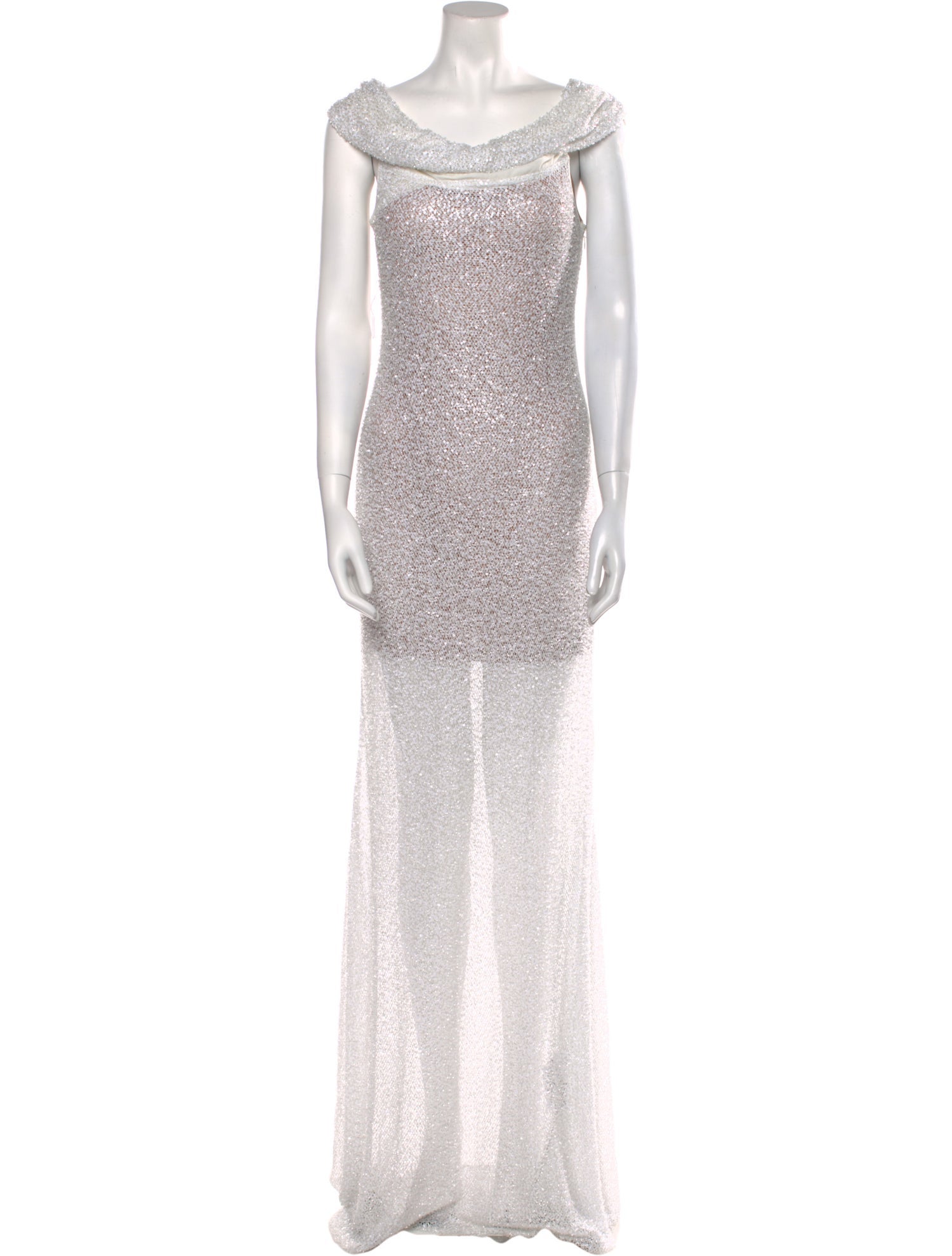 Self-Portrait Sequin Long Dress w/ Tags