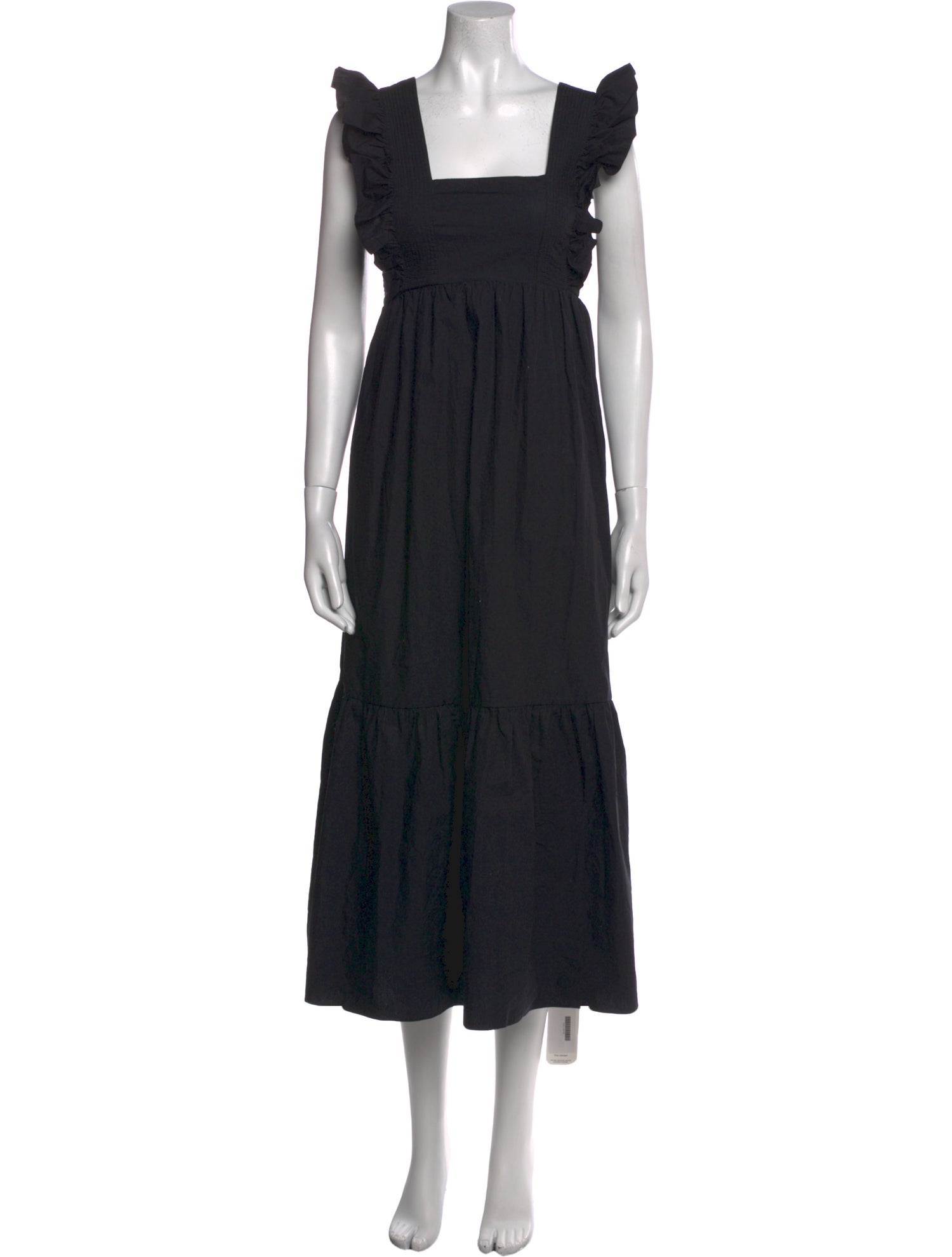 Self-Portrait Square Neckline Long Dress