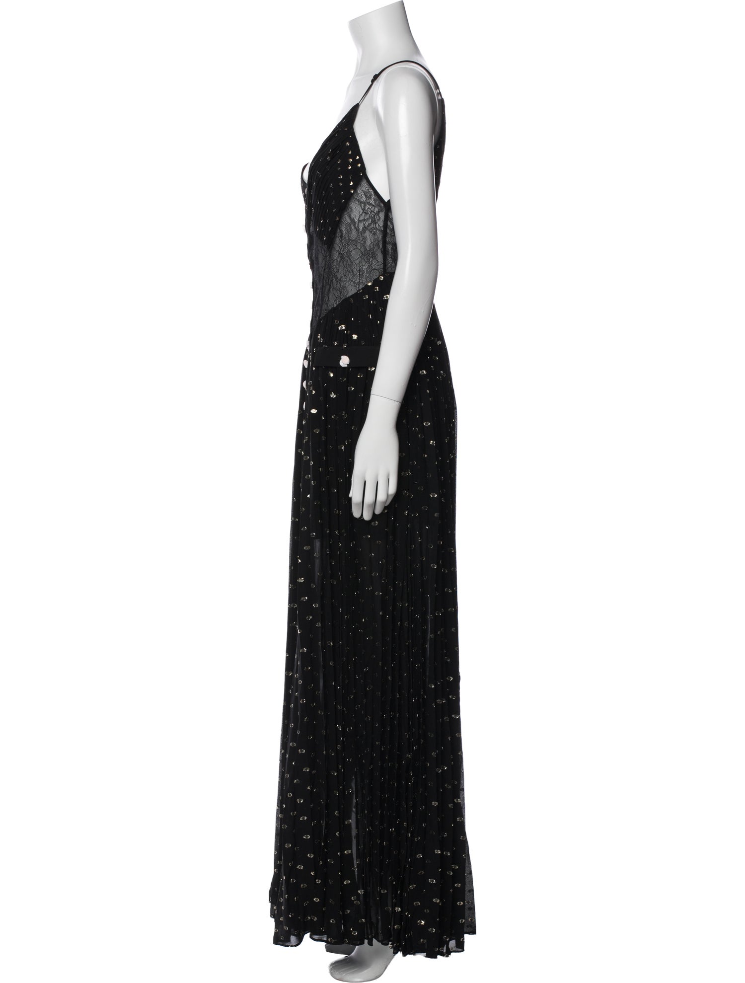 Self-Portrait V-Neck Long Dress w/ Tags