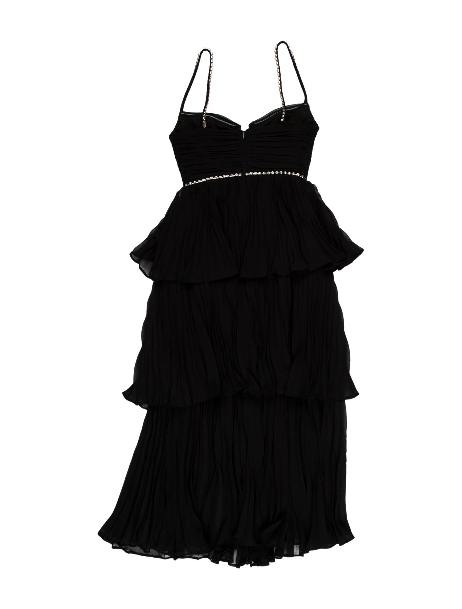 Self-Portrait Square Neckline Long Dress