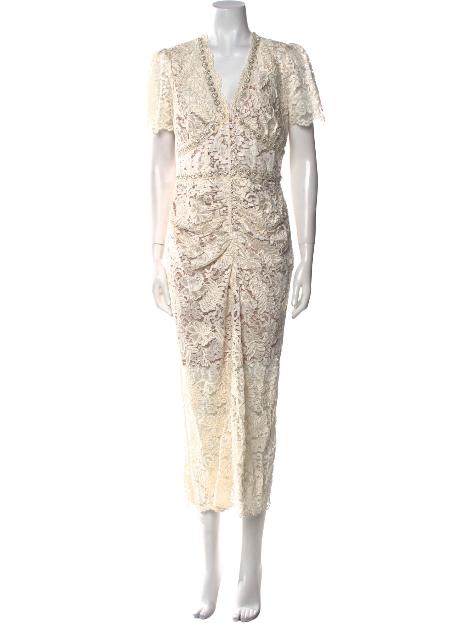 Self-Portrait Lace Long Dress