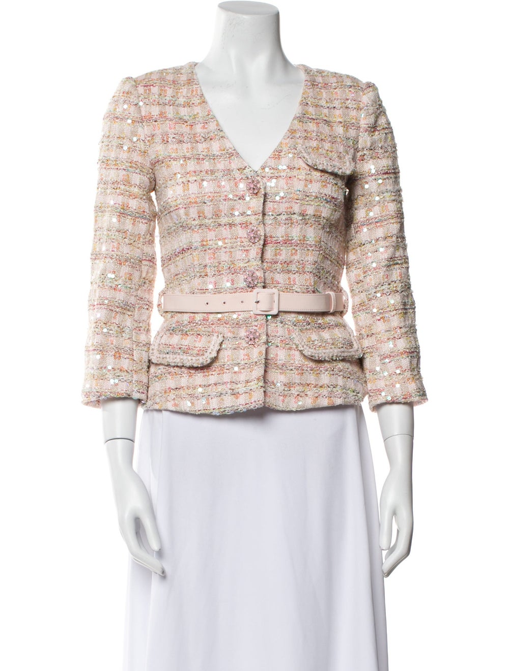 Self-Portrait Tweed Pattern Evening Jacket w/ Tags - image 1