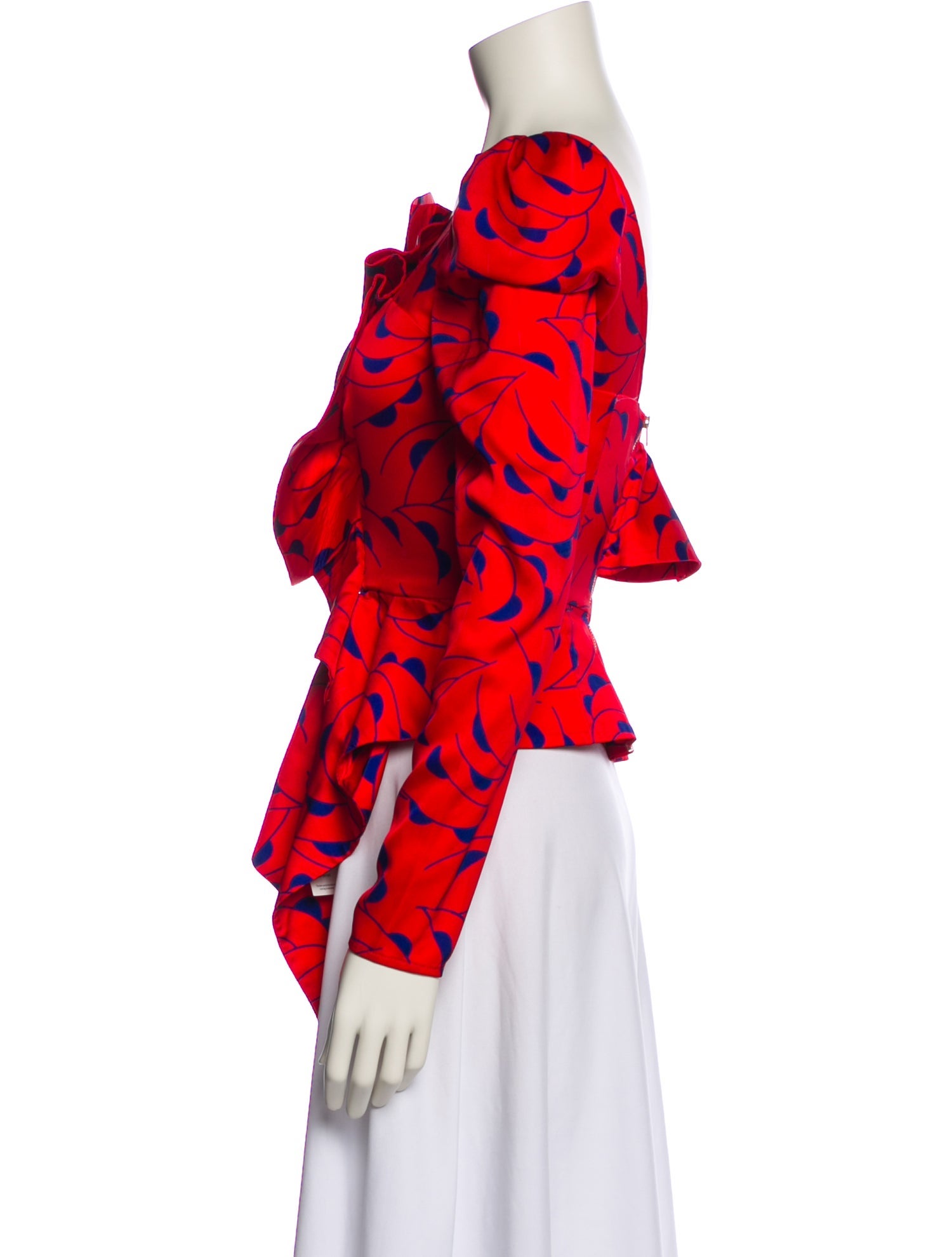 Self-Portrait Azalea Floral Print Blouse