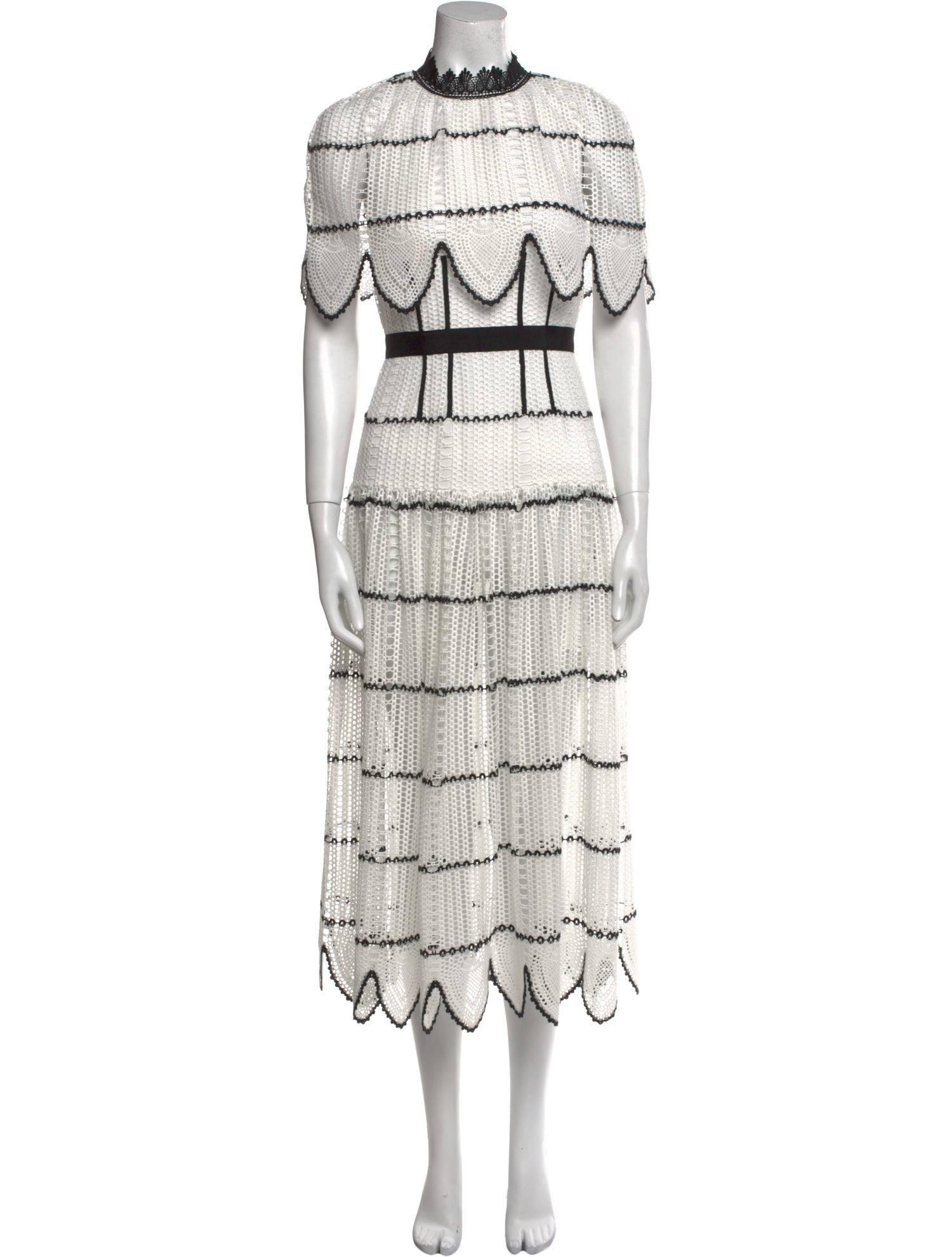 Self-Portrait Printed Midi Length Dress w/ Tags