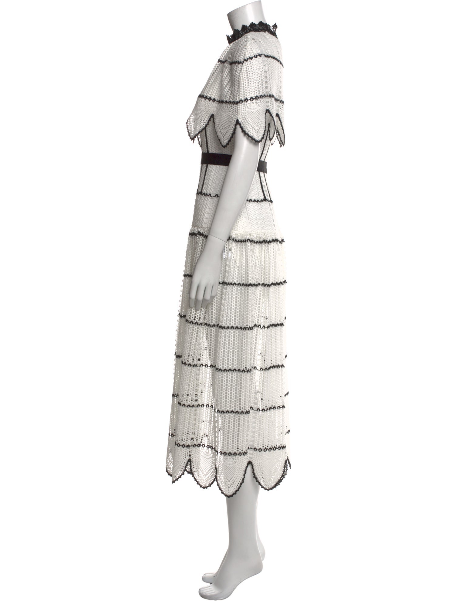 Self-Portrait Printed Midi Length Dress w/ Tags