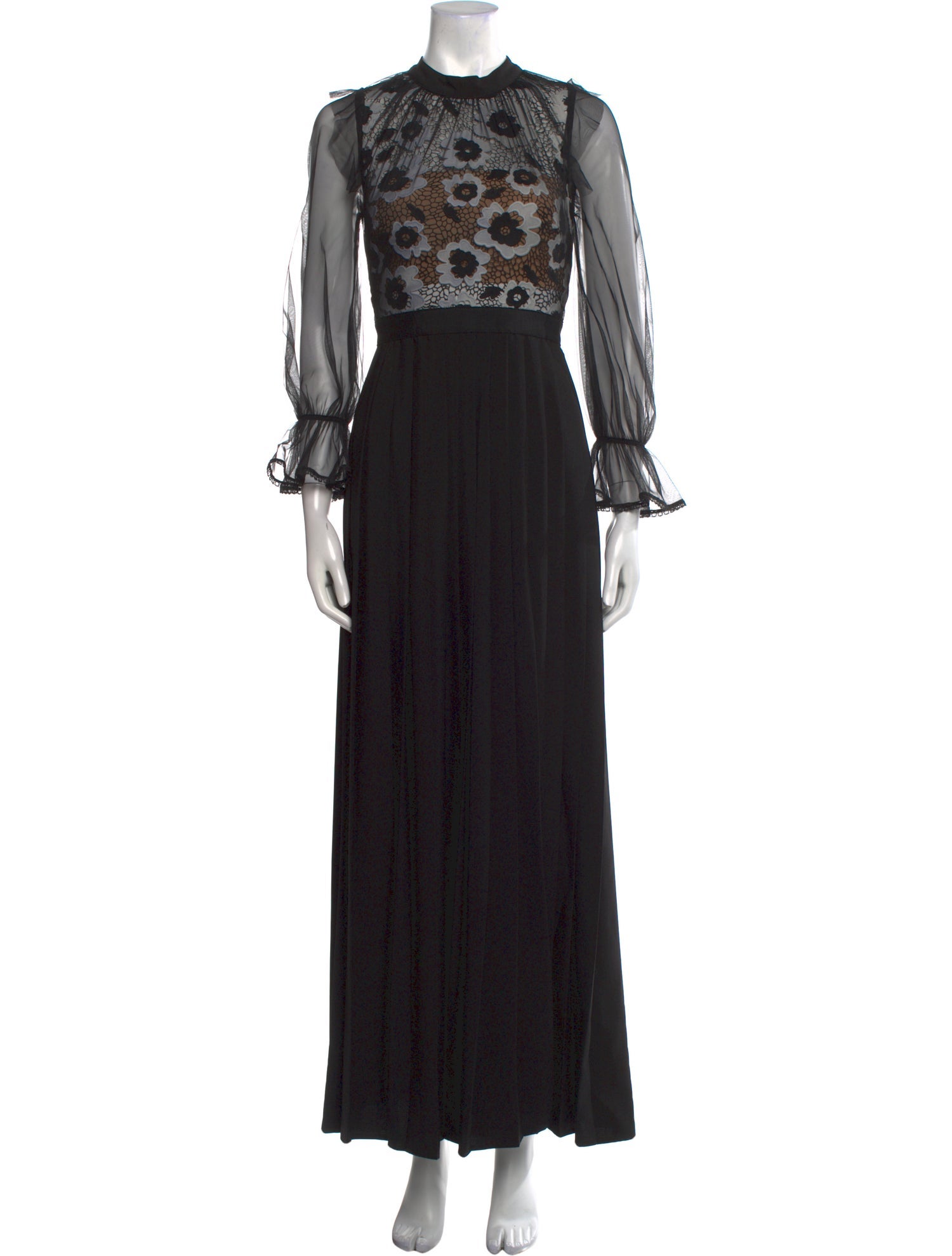 Self-Portrait Lace Pattern Long Dress - Black Dresses, Clothing - WSELF88968 | The RealReal Self-Portrait Lace Pattern Long Dress - Black Dresses, Clothing - WSELF88968 | The RealReal