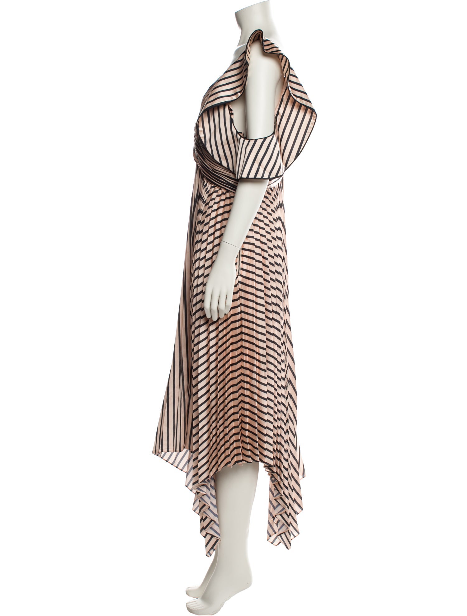 Self-Portrait Striped Long Dress