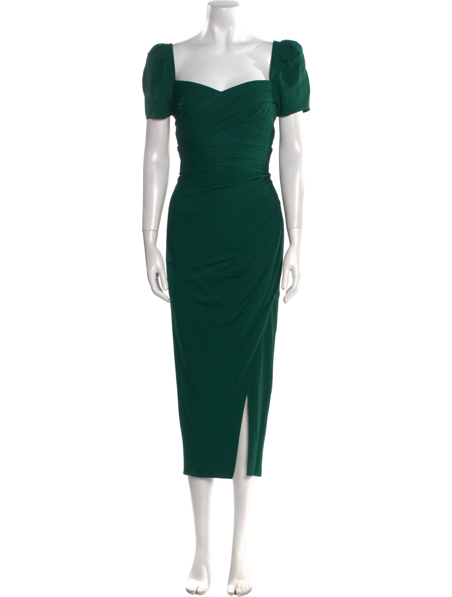 Self-Portrait Square Neckline Long Dress