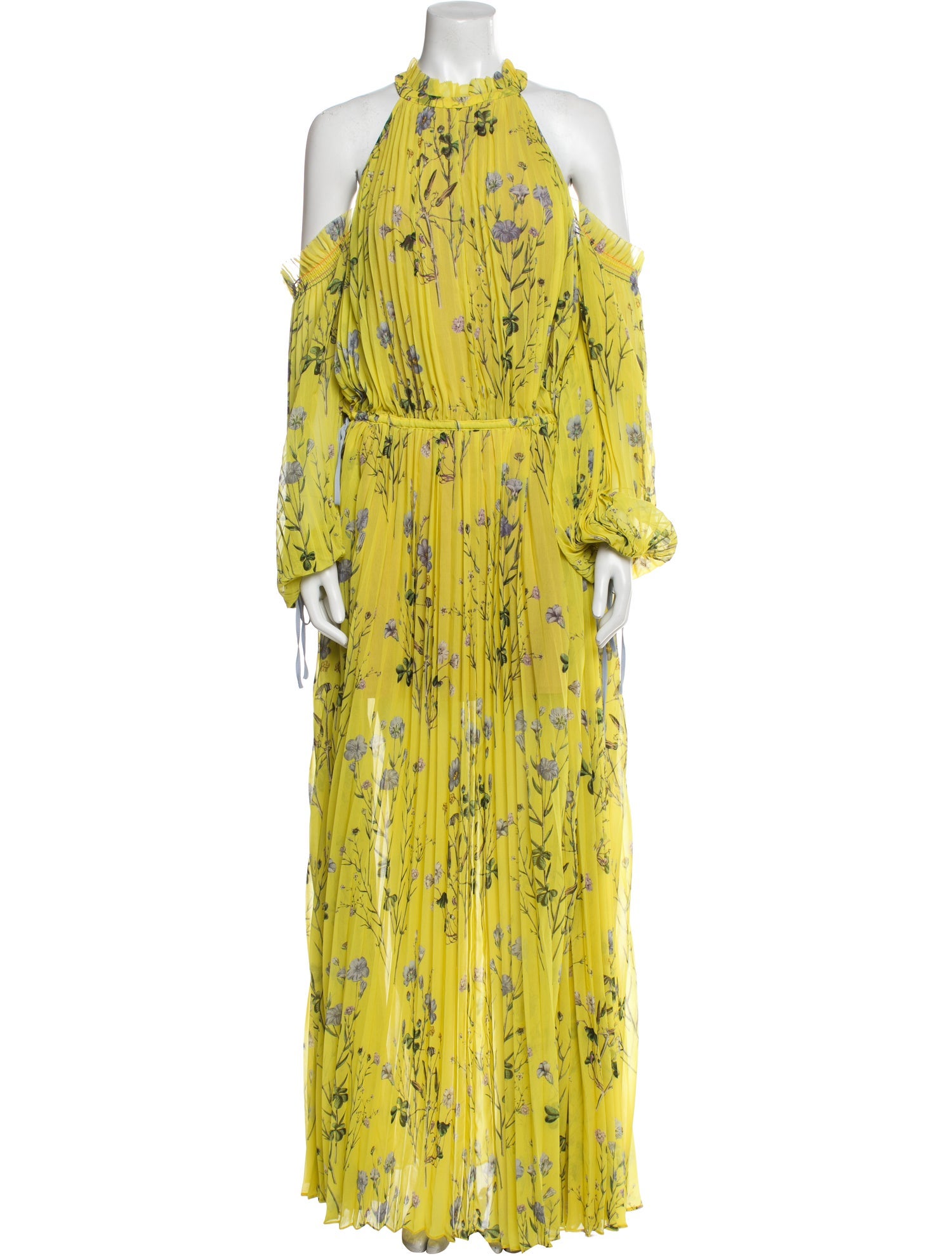 Self-Portrait Floral Print Long Dress