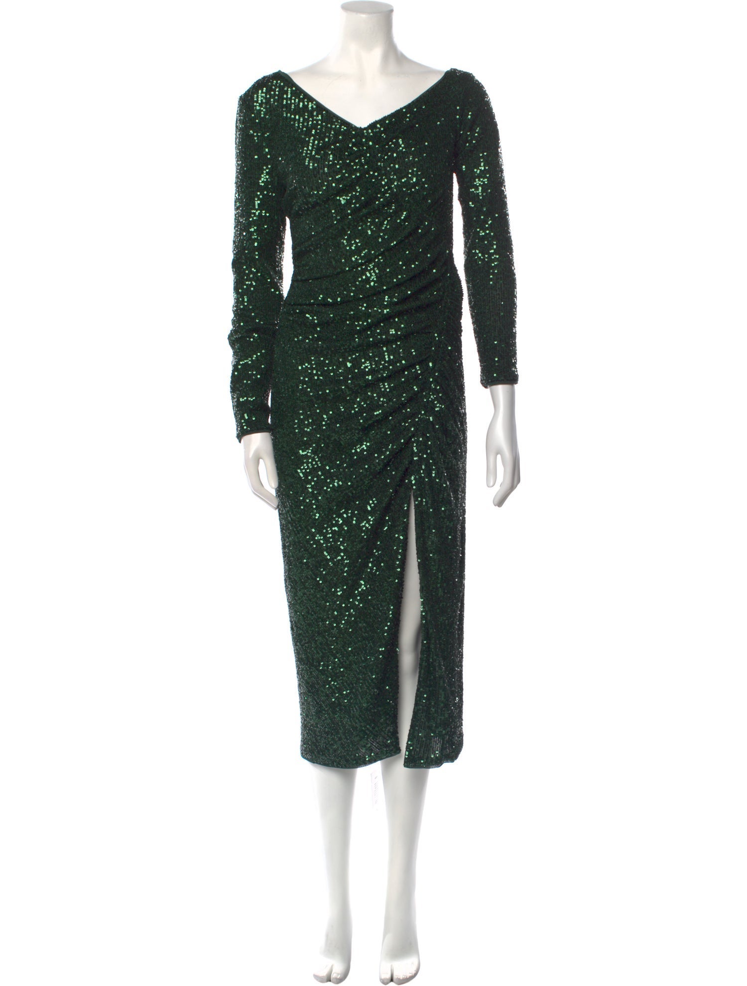 self portrait green sequin dress Self-Portrait Black Multi