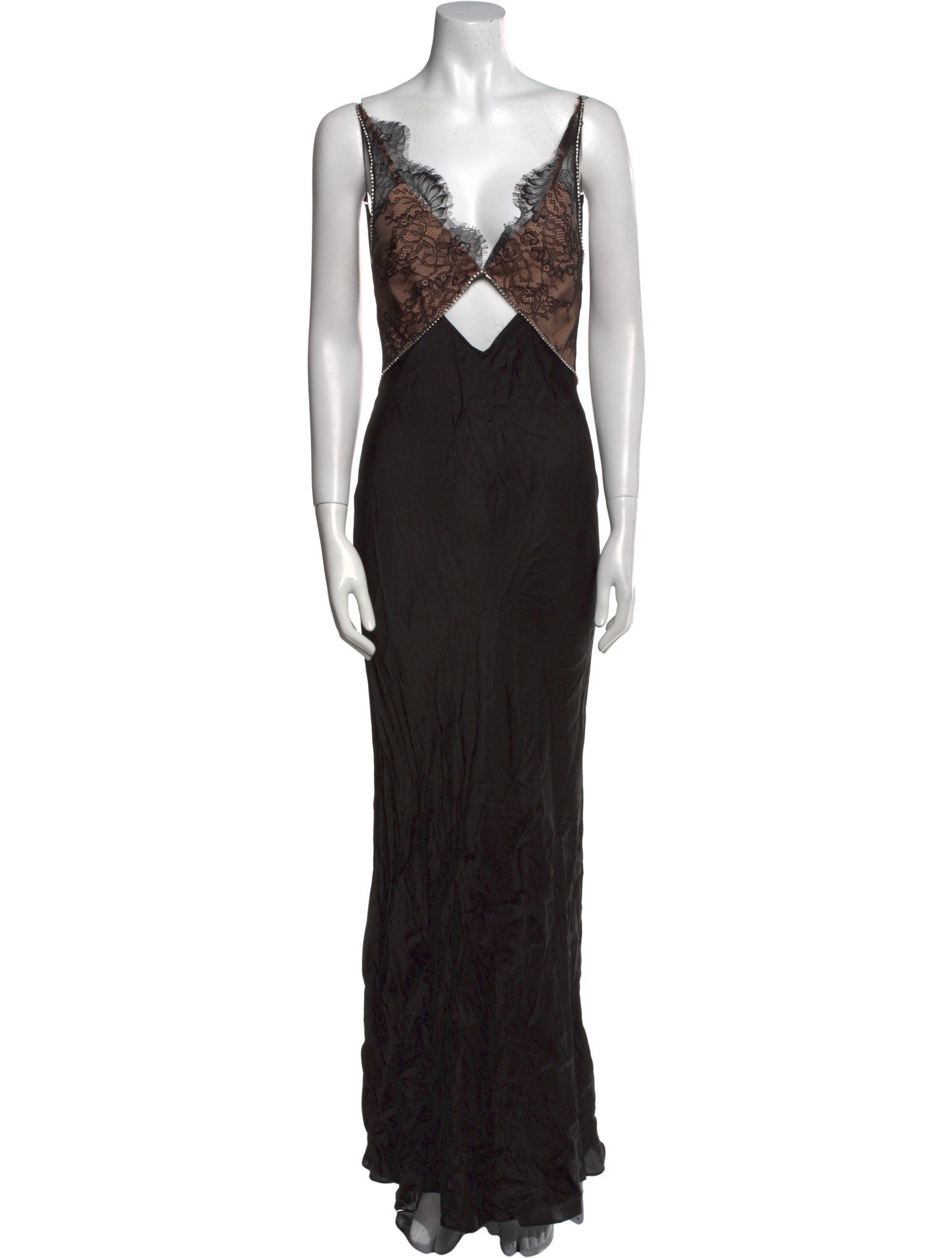 Self-Portrait Lace Pattern Long Dress