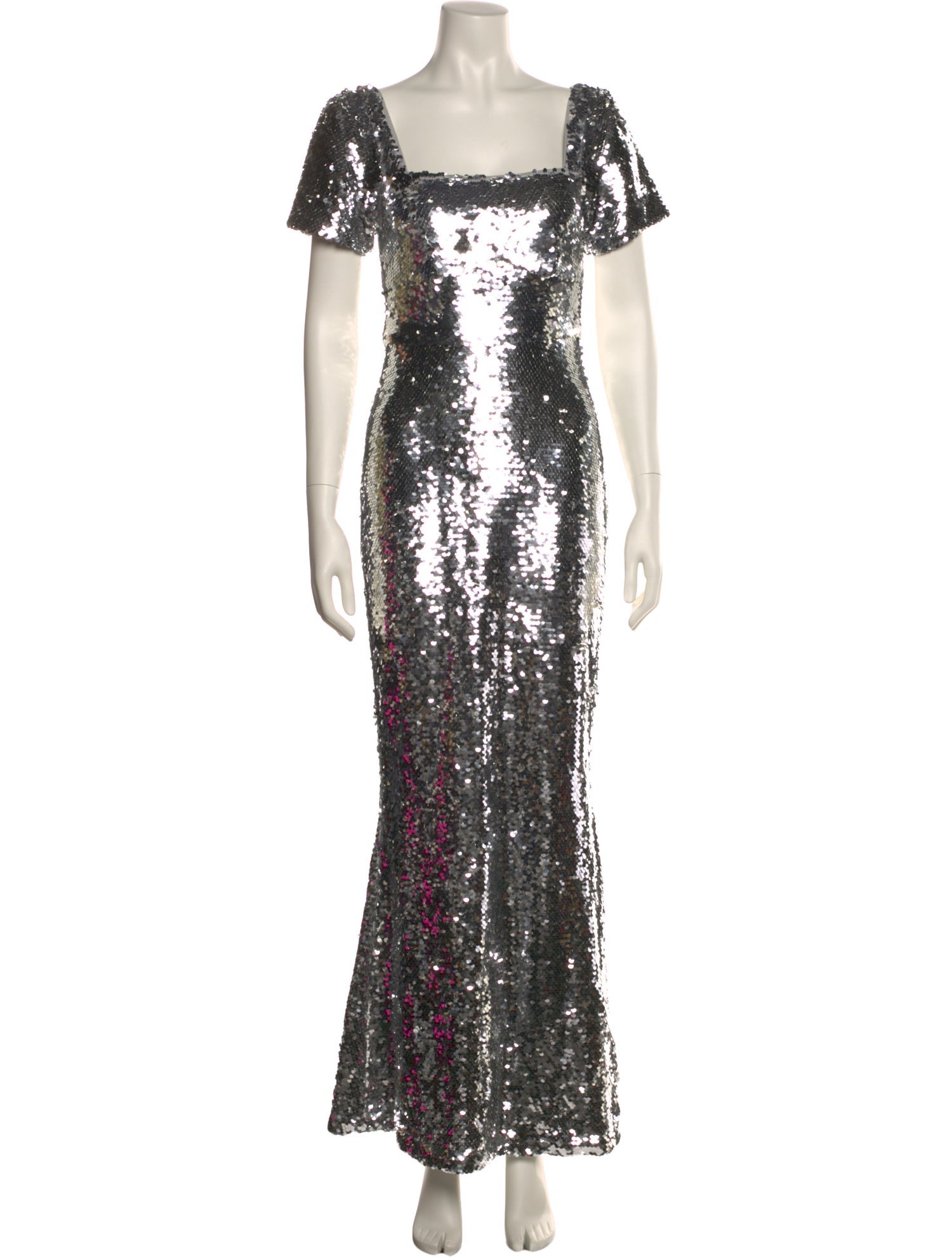 Self-Portrait Patterned Long Dress