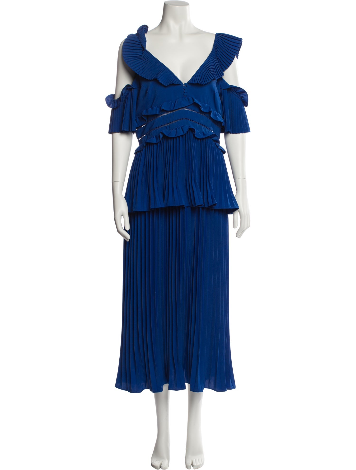 Self-Portrait Off-The-Shoulder Long Dress