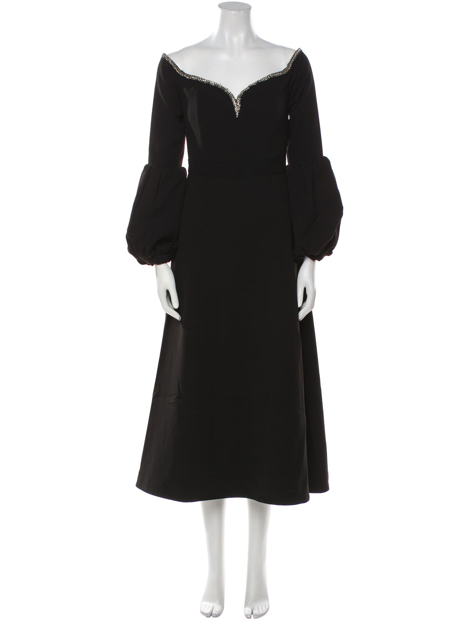 Self-Portrait Off-The-Shoulder Long Dress