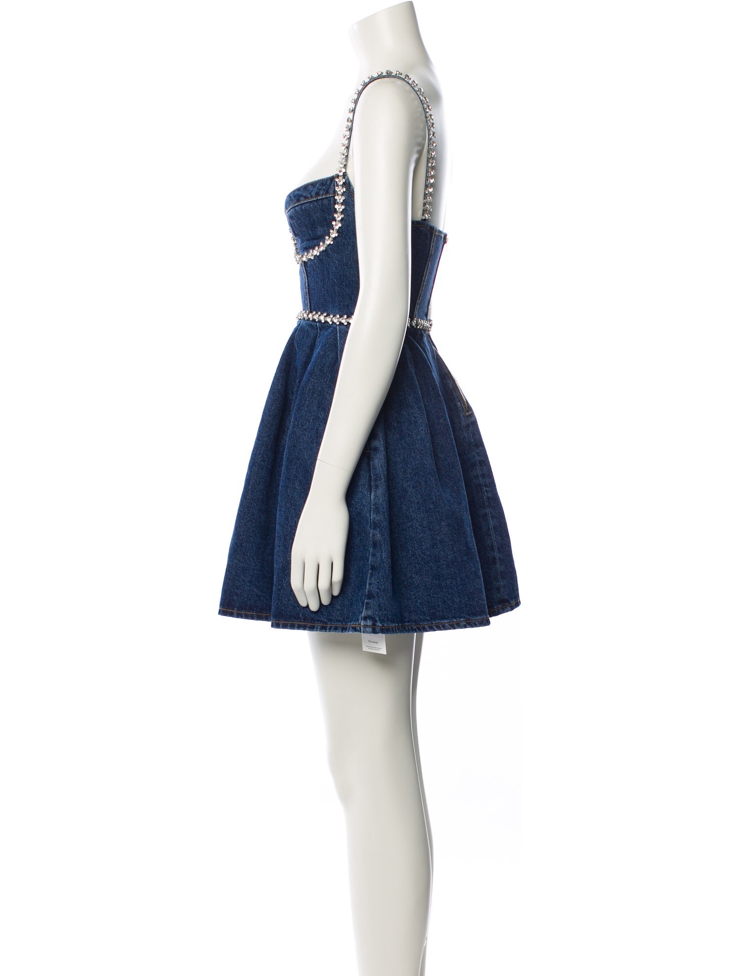 Self-Portrait Square Neckline Mini Dress