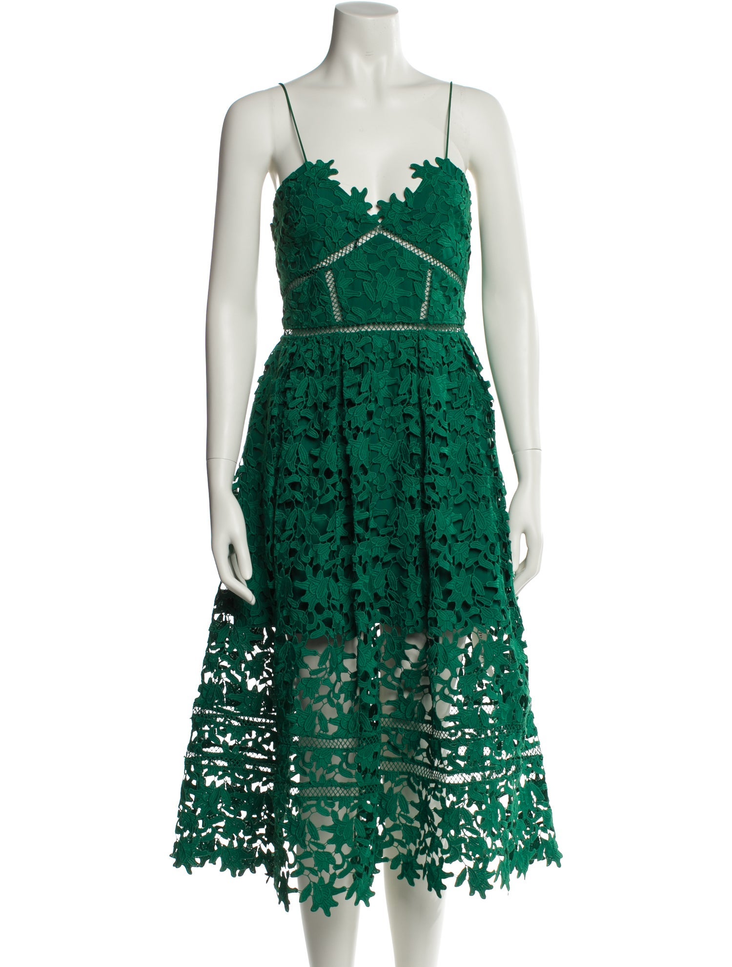 Self-Portrait Lace Pattern Midi Length Dress w/ Tags