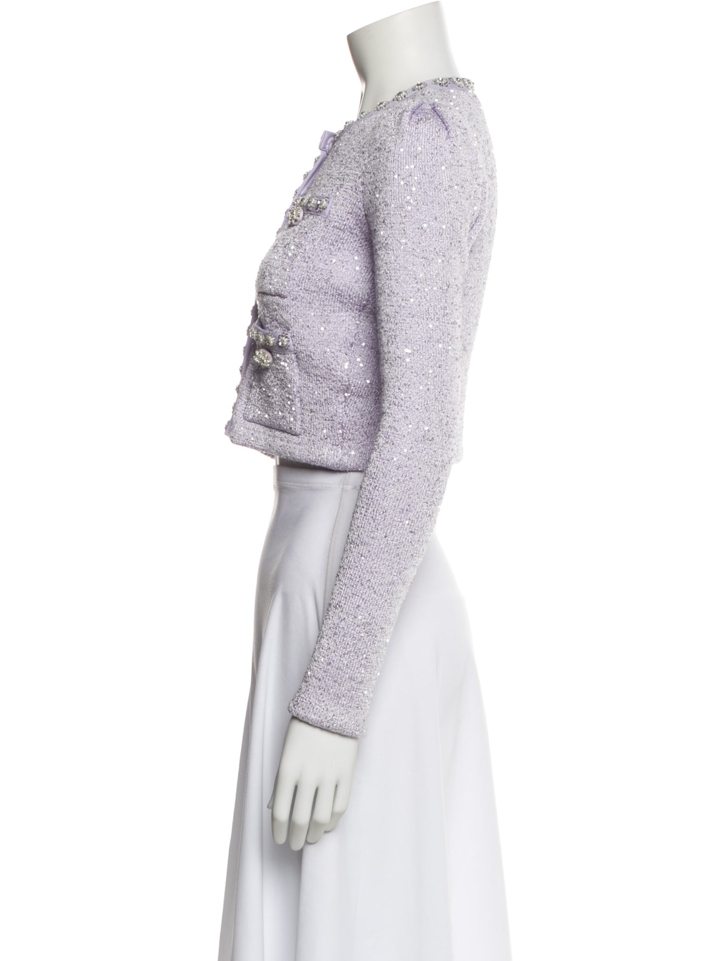 Self-Portrait Tweed Pattern Bolero