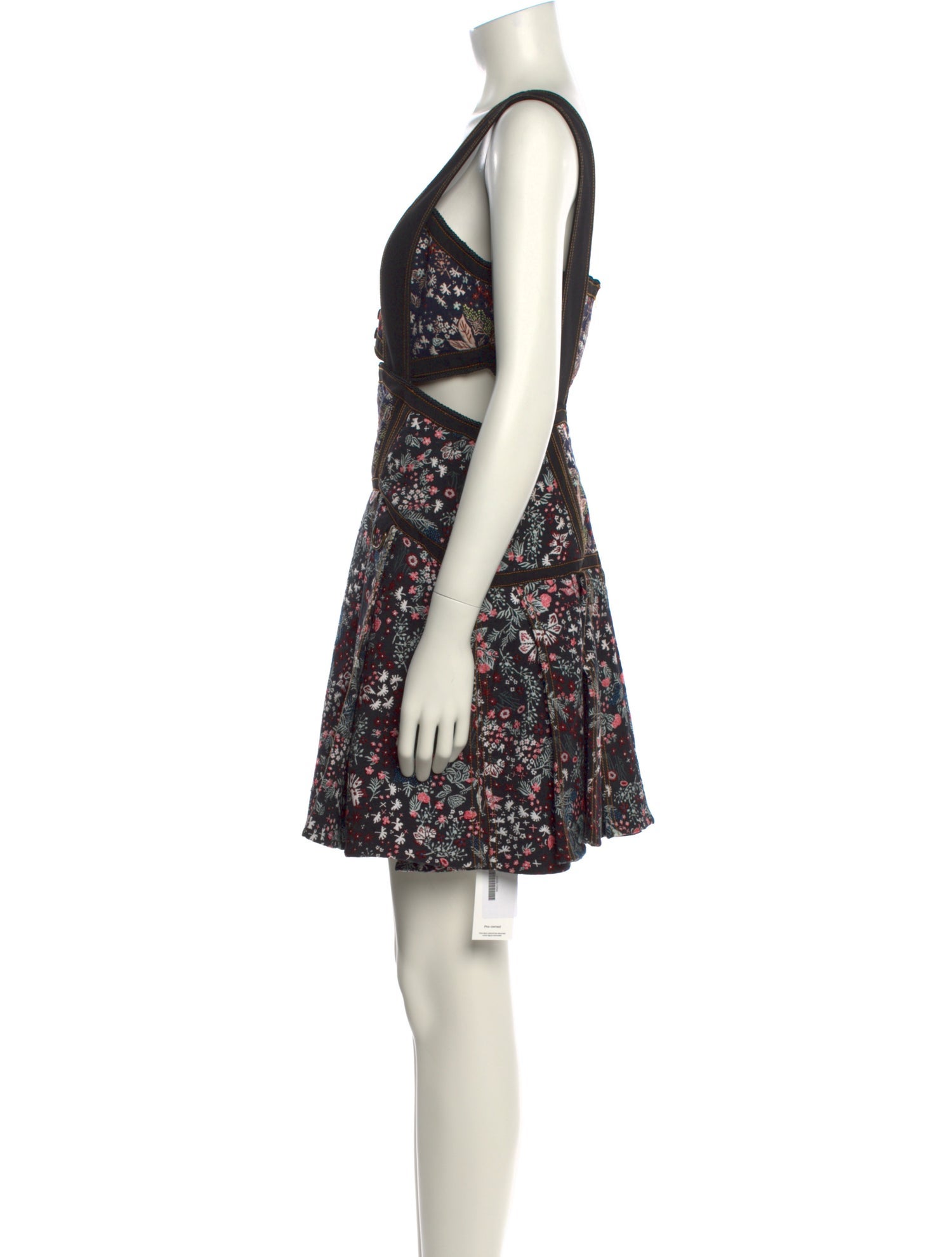 Self-Portrait Floral Print Mini Dress w/ Tags