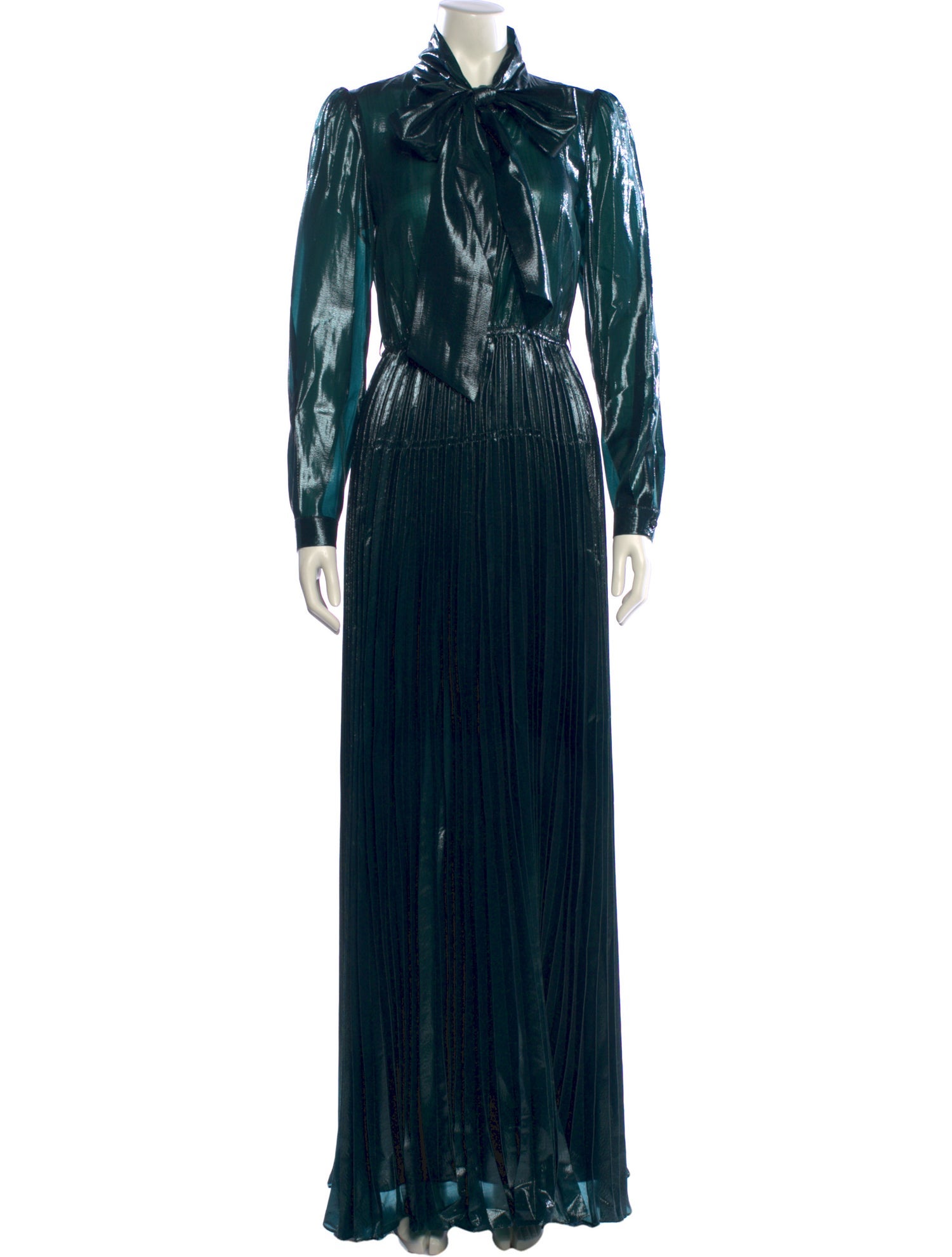 Self-Portrait Tie Neck Long Dress w/ Tags