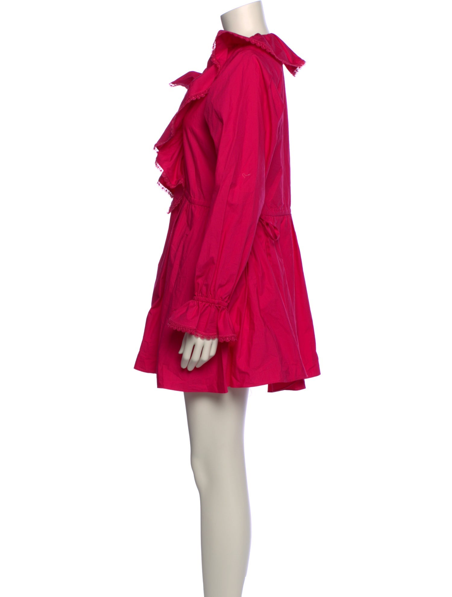 Self-Portrait V-Neck Mini Dress