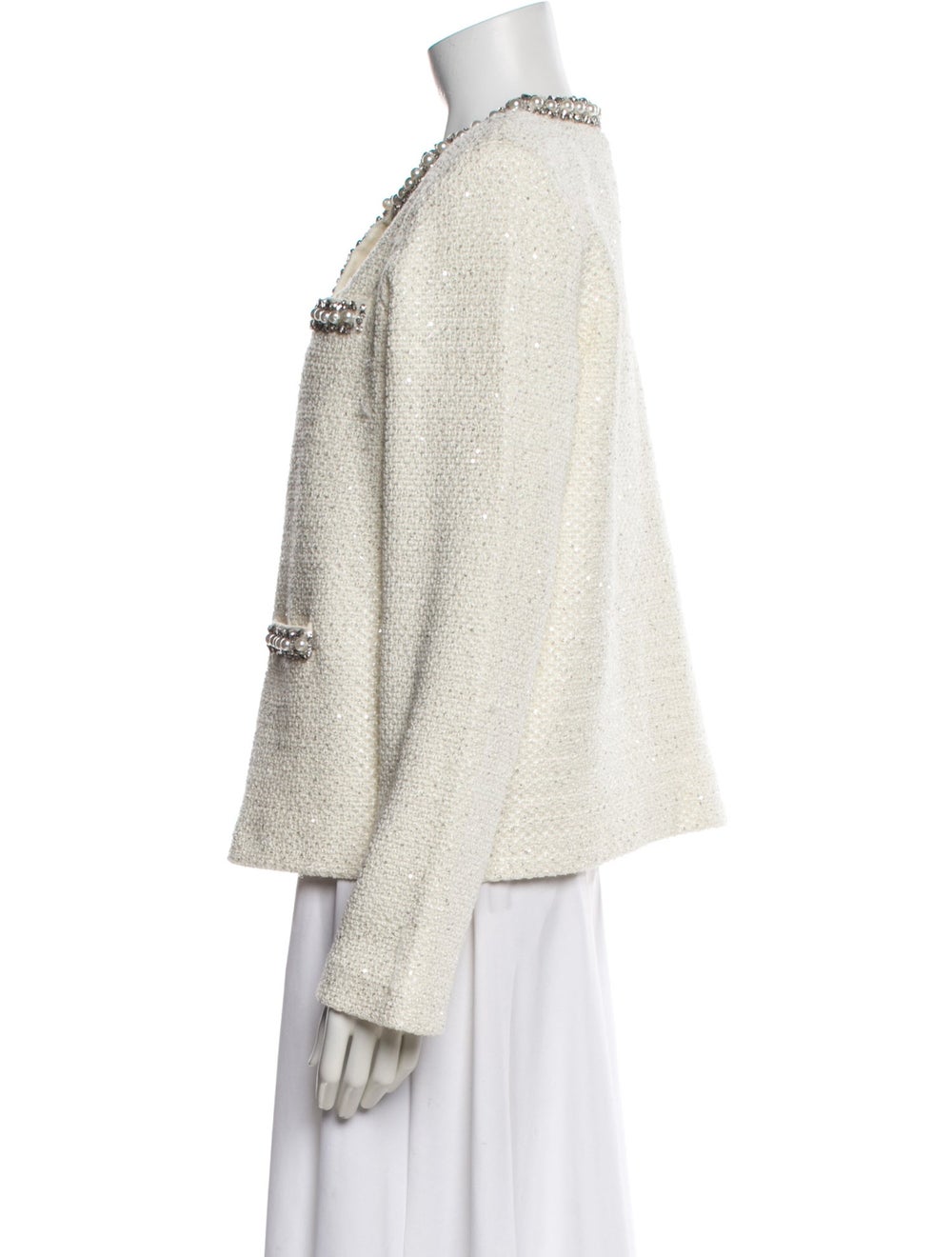 Self-Portrait Tweed Pattern Jacket - image 2