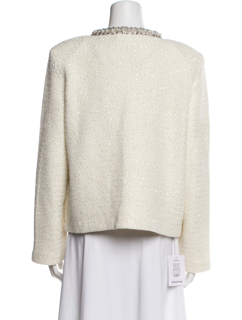 Self-Portrait Tweed Pattern Jacket - image 3