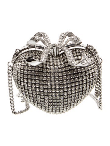 Pre-owned Self-portrait Crystal Minaudière W/ Tags