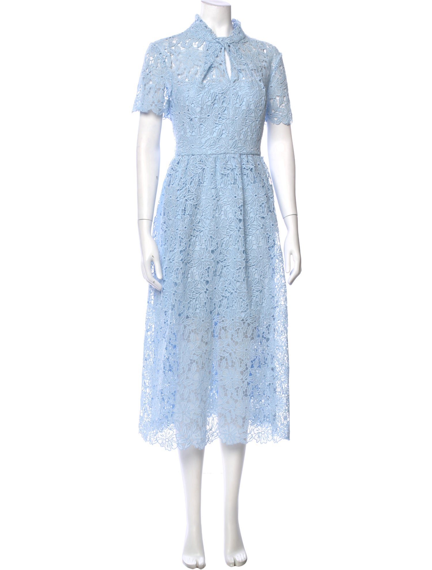 Self-Portrait Lace Pattern Long Dress - Blue Dresses, Clothing - WSELF91932 | The RealReal Self-Portrait Lace Pattern Long Dress - Blue Dresses, Clothing - WSELF91932 | The RealReal