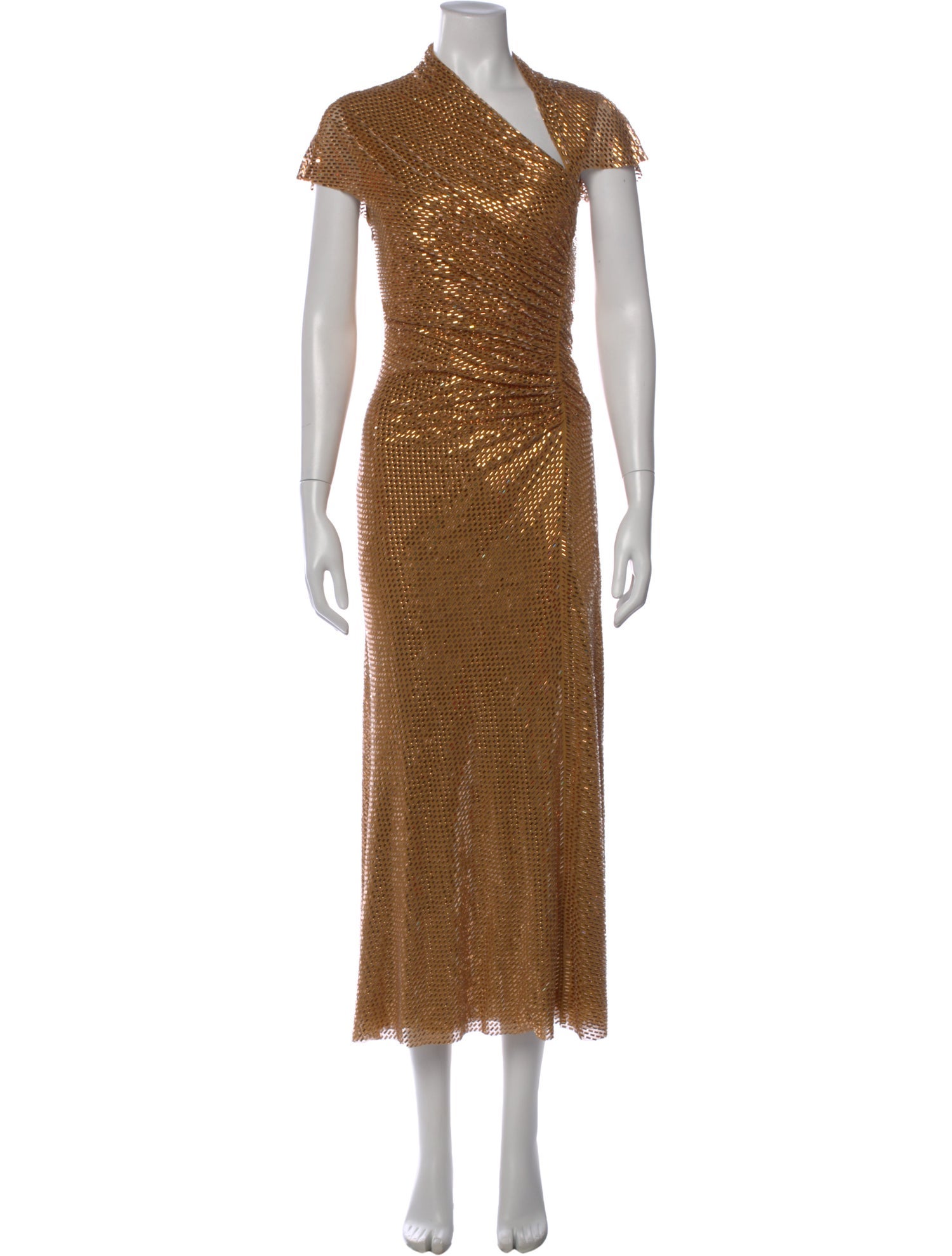 Self-Portrait Patterned Long Dress w/ Tags
