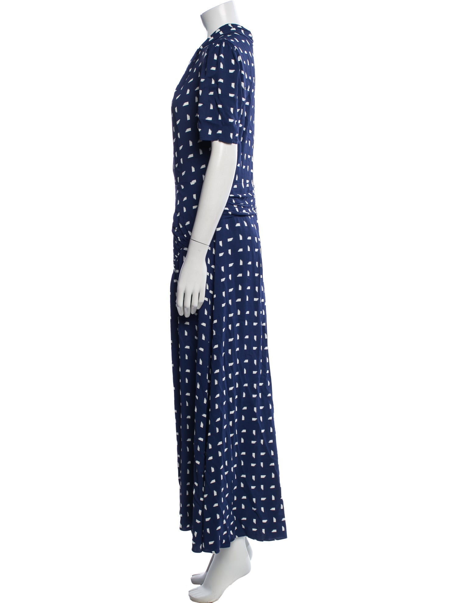 Self-Portrait Printed Long Dress