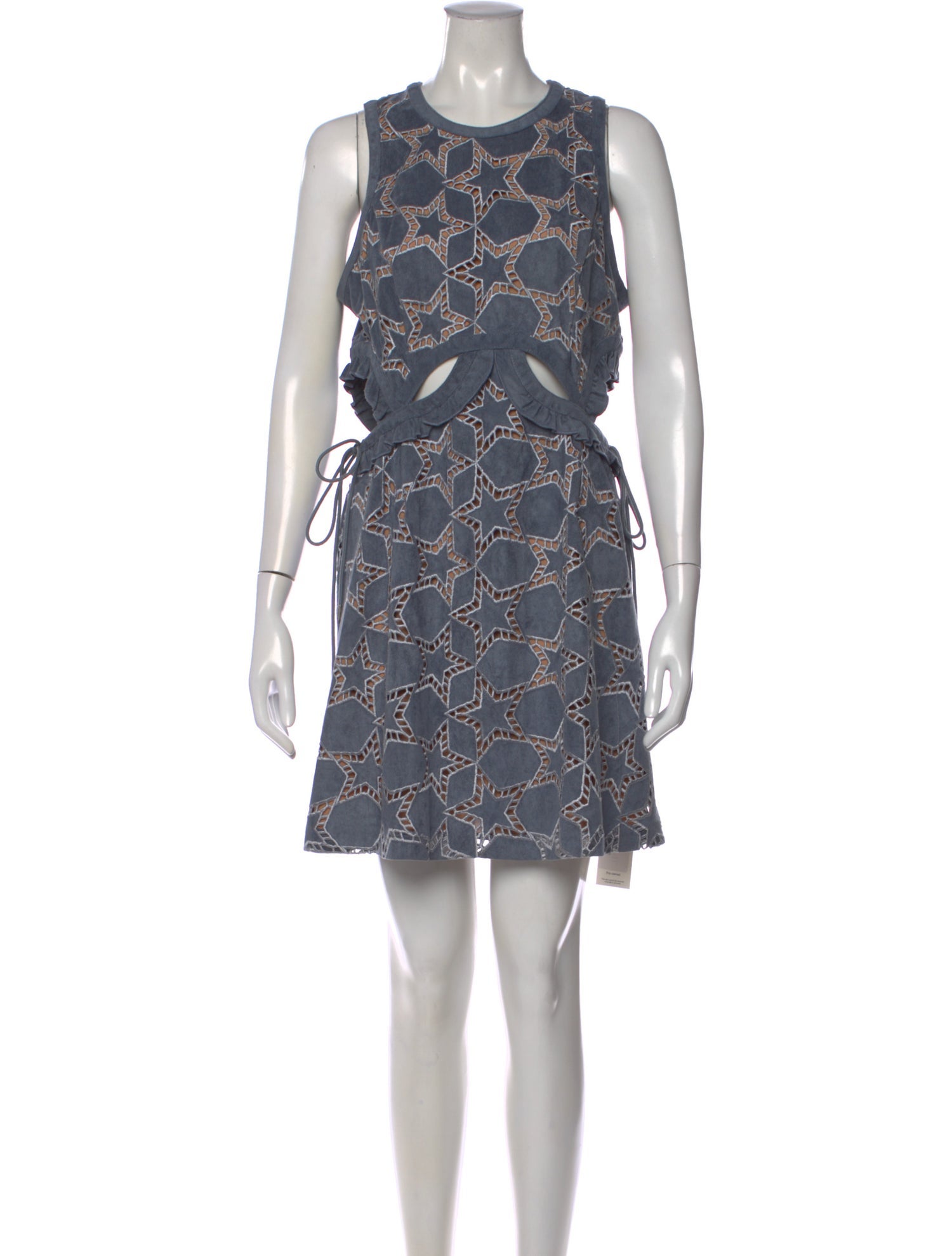 Self-Portrait Graphic Print Mini Dress