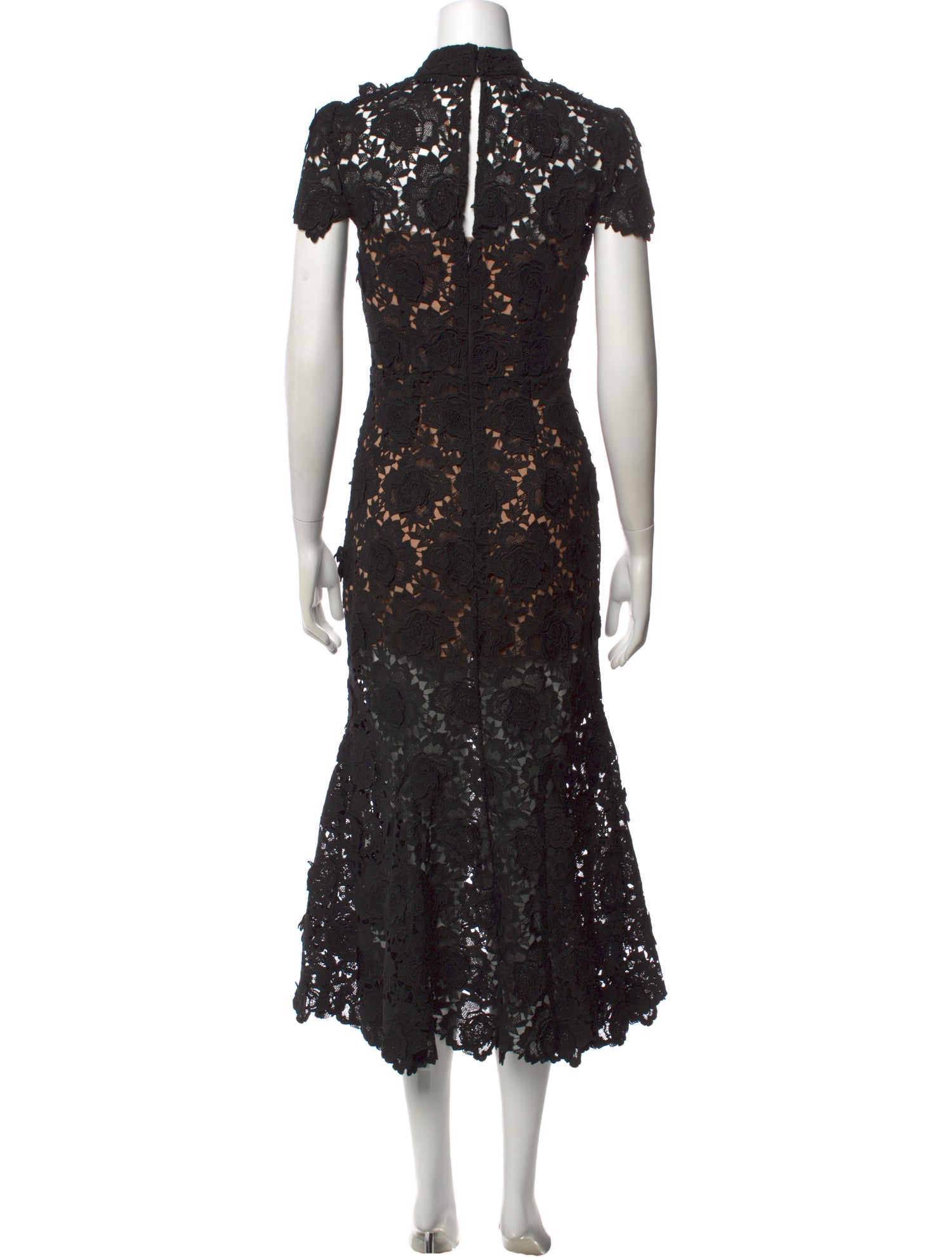 extravagant prom dresses Blue Evening Long Lace Dresses with Detachable Train Dazzle at prom in mother-of-the-groom Size:15½   34/35 Womens Dresses Macy's Long