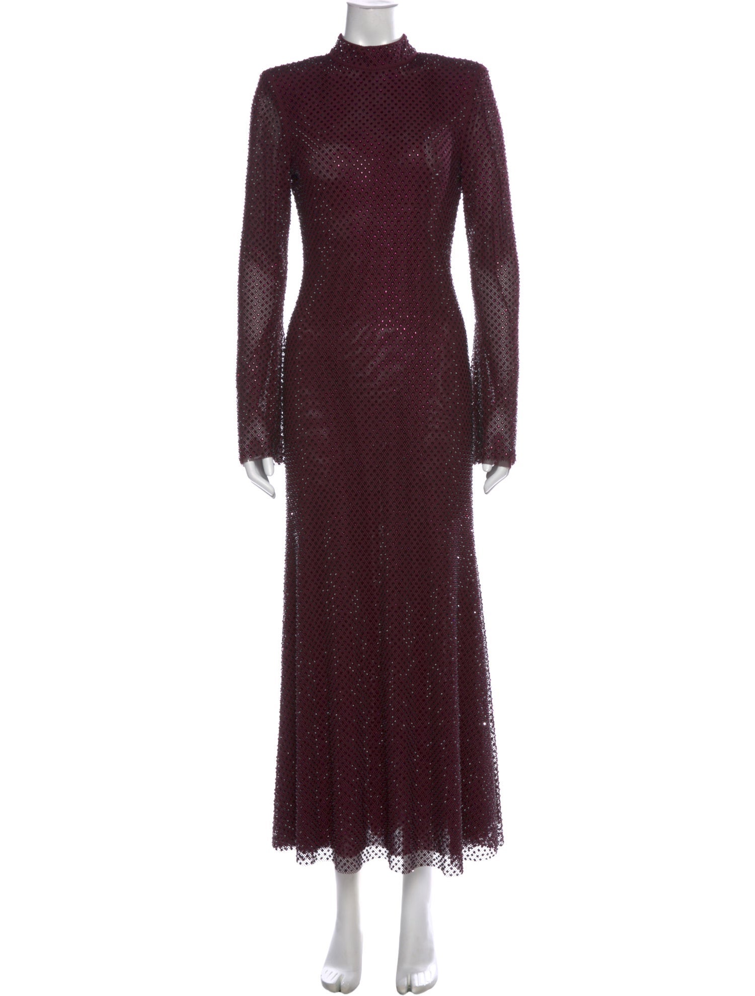 burgundy self portrait dress Self-Portrait Printed Long w/ Tags - Dresses, Clothing - WSELF96200 elastic fabric combines comfort cute maxi Floral Bridesmaids Dresses & Color:Customize