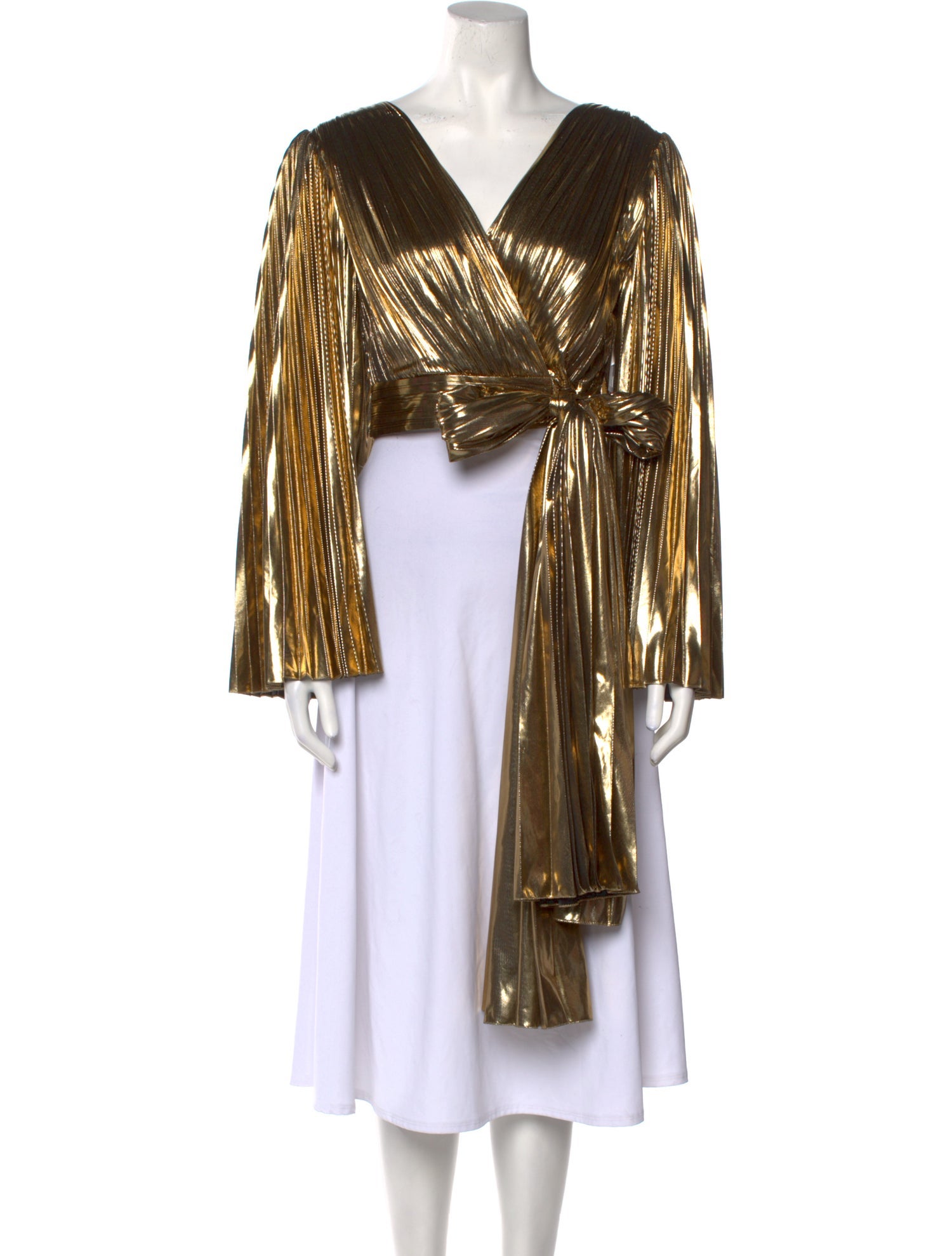 SemSem Silk V-Neck Blouse