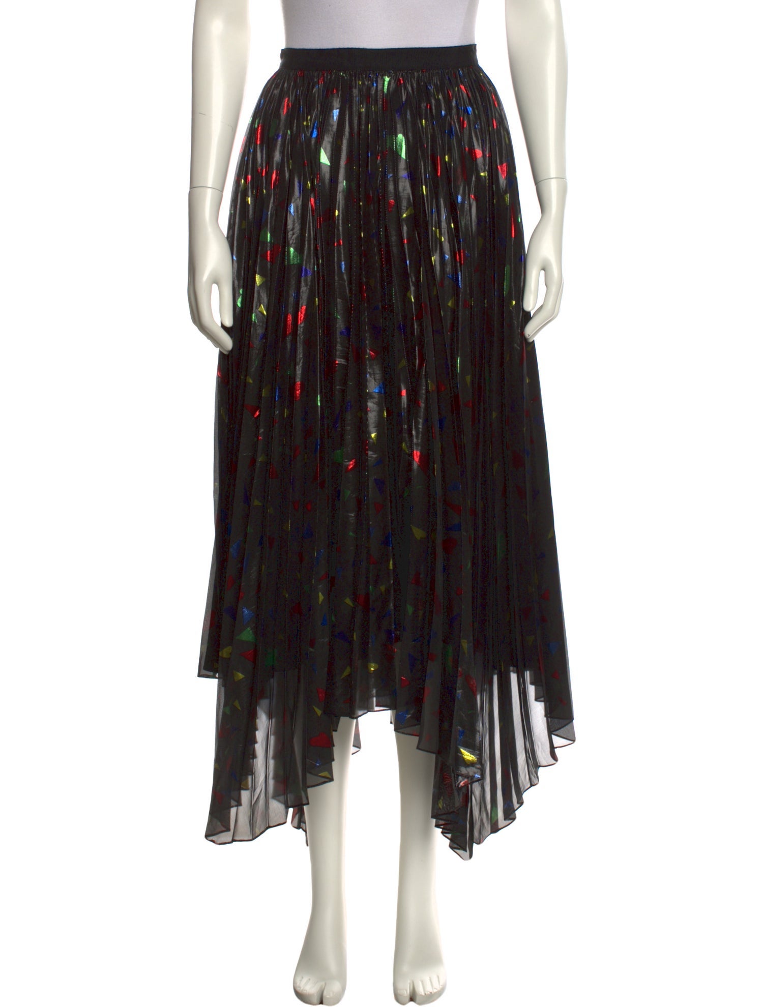 SemSem Silk Midi Length Skirt