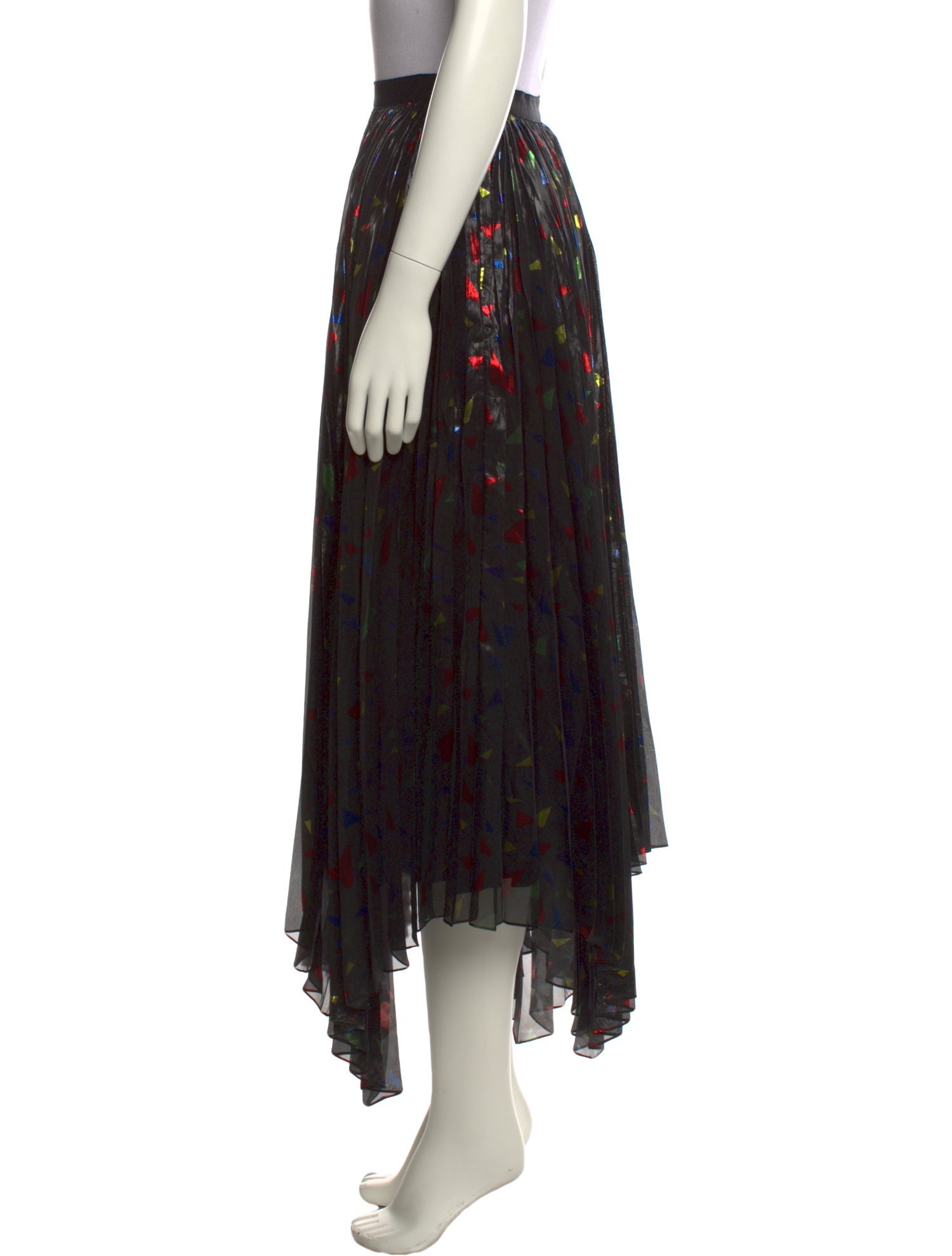 SemSem Silk Midi Length Skirt