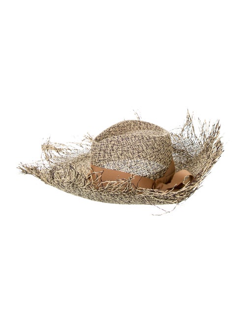 Sensi Studio Wide Brim Straw Hat Beige